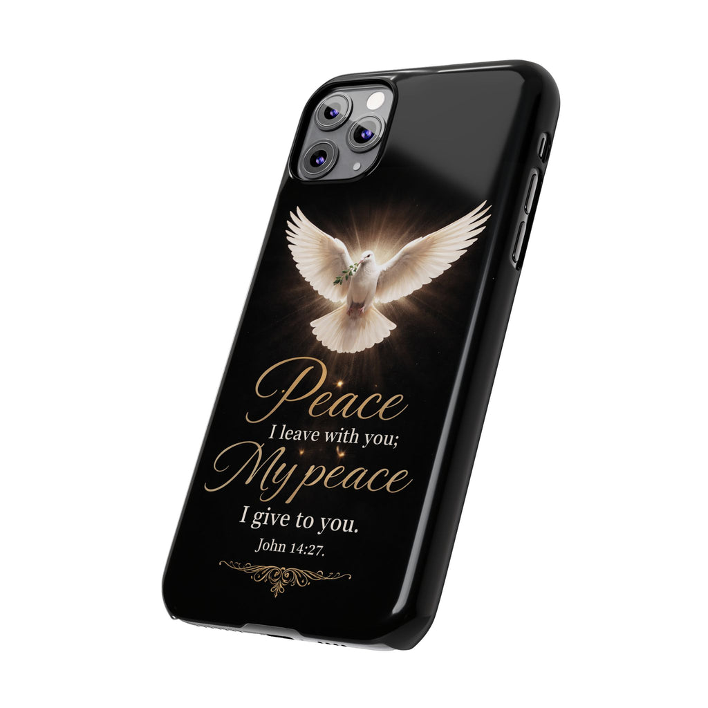 John 14:27 Slim Phone Cases