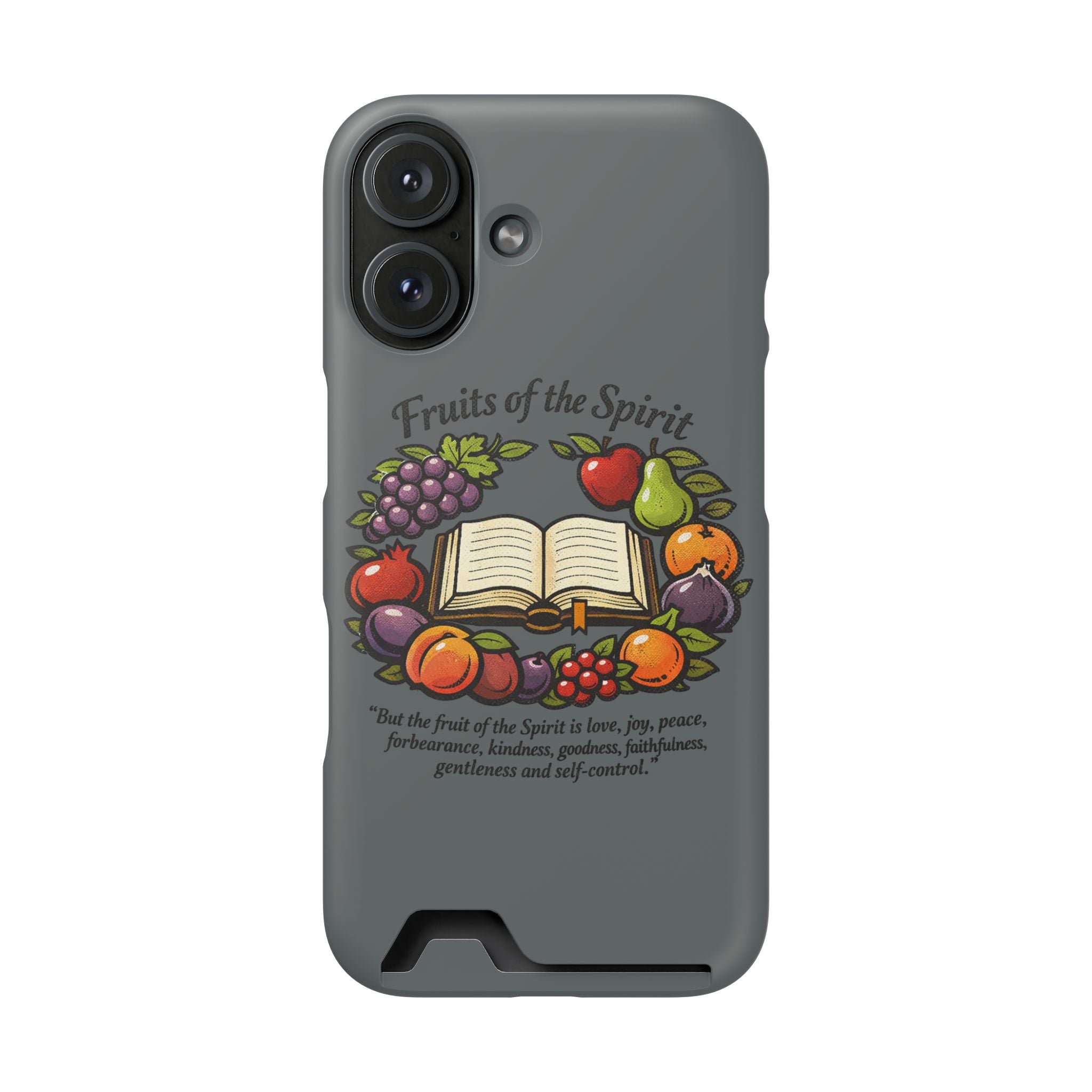 Fruits of the Spirit Phone Case (Card Holder)