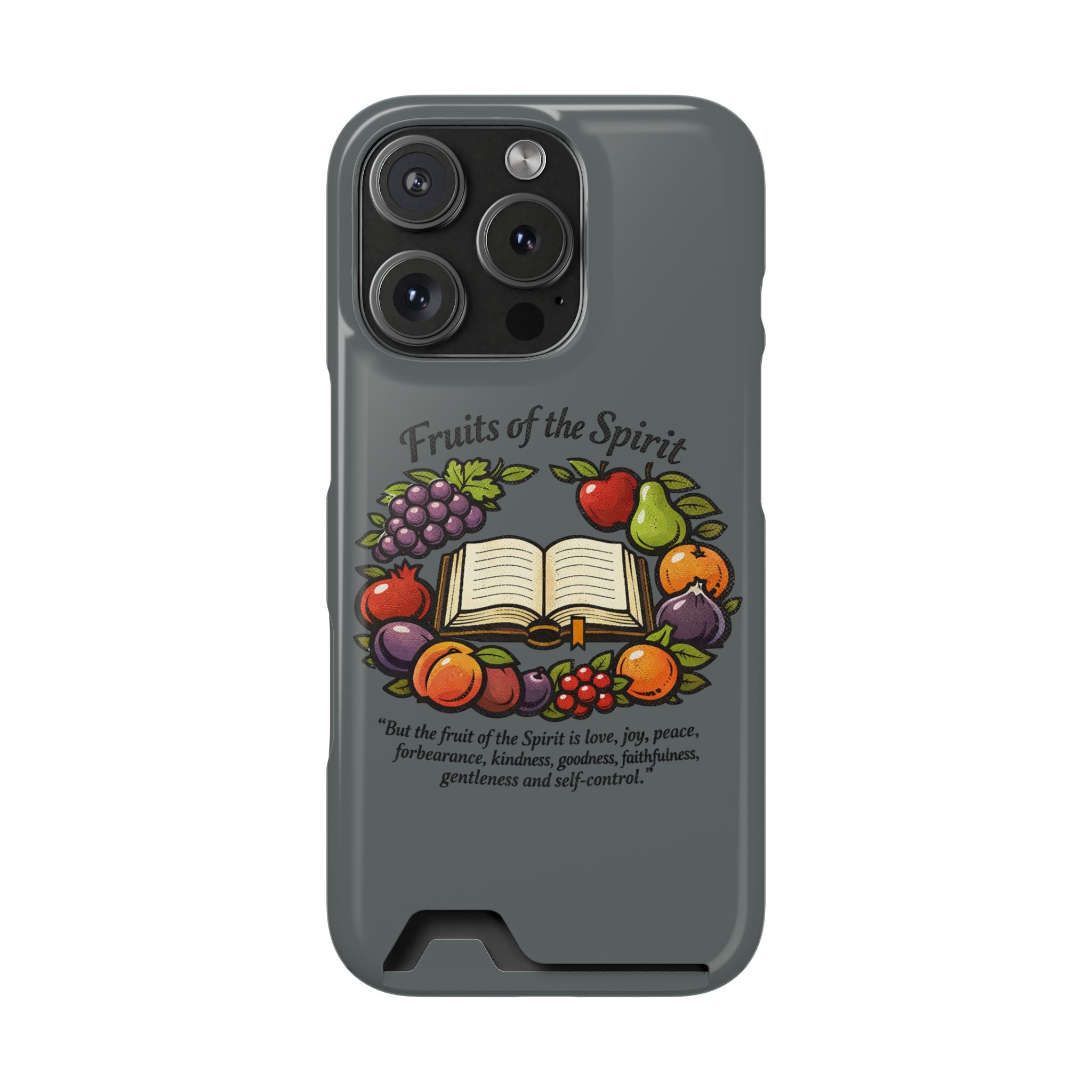 Fruits of the Spirit Phone Case (Card Holder)
