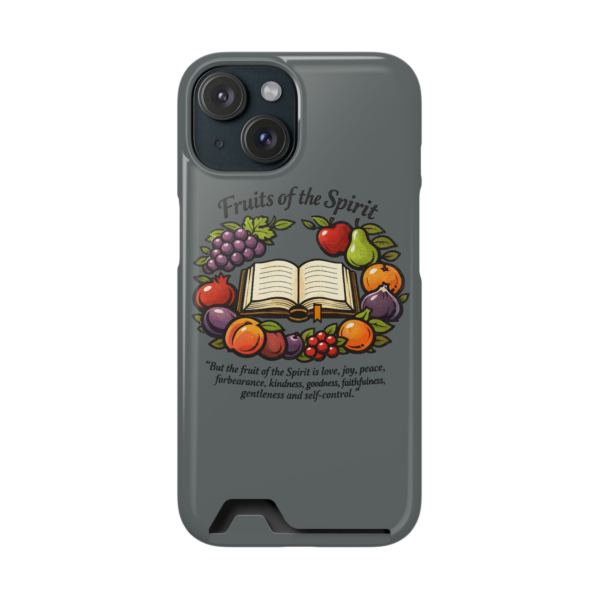 Fruits of the Spirit Phone Case (Card Holder)