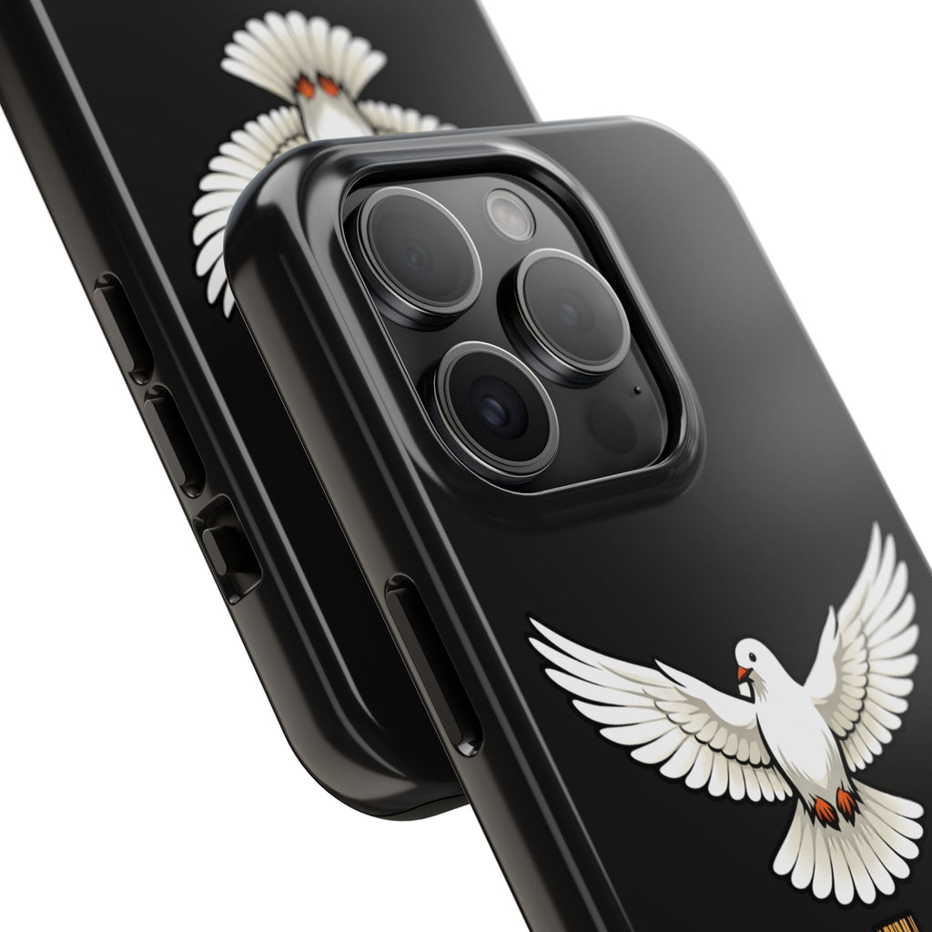 Dove and Cross Tough Phone Cases