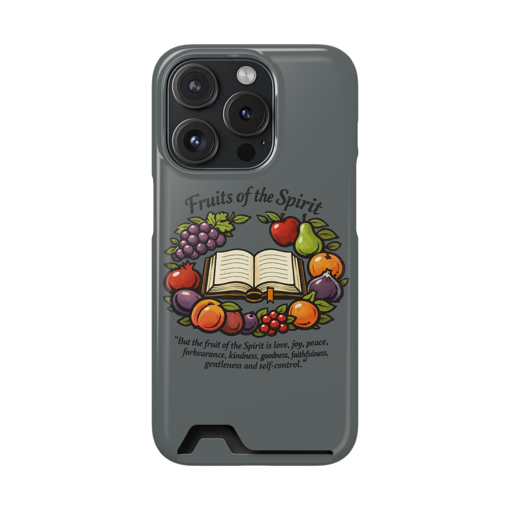 Fruits of the Spirit Phone Case (Card Holder)