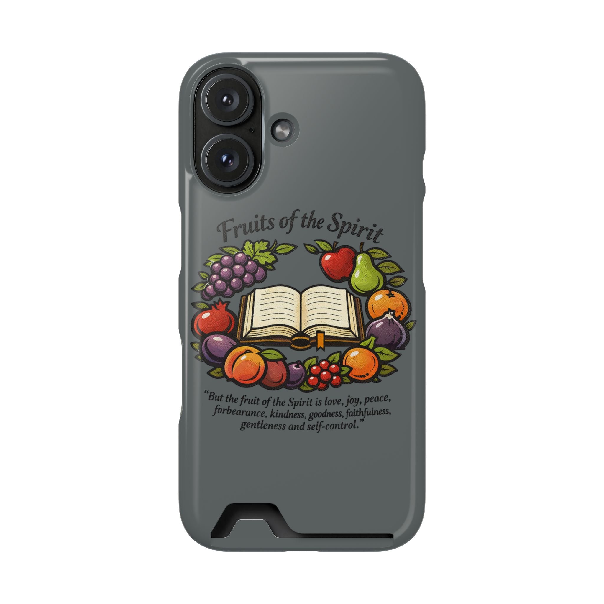 Fruits of the Spirit Phone Case (Card Holder)