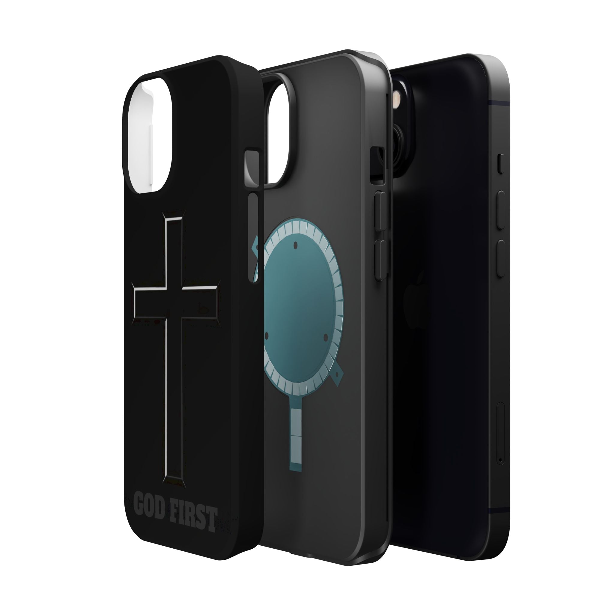 Cross Magnetic Impact-Resistant Cases