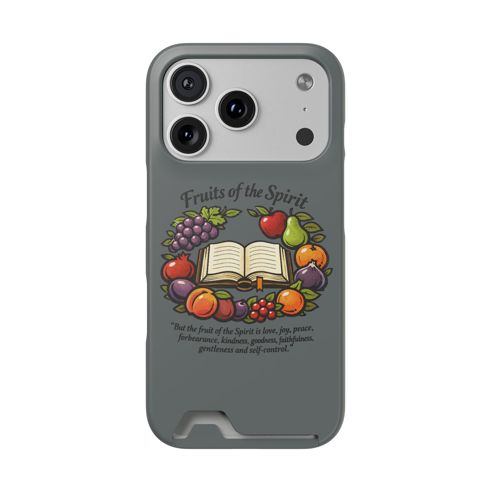 Fruits of the Spirit Phone Case (Card Holder)