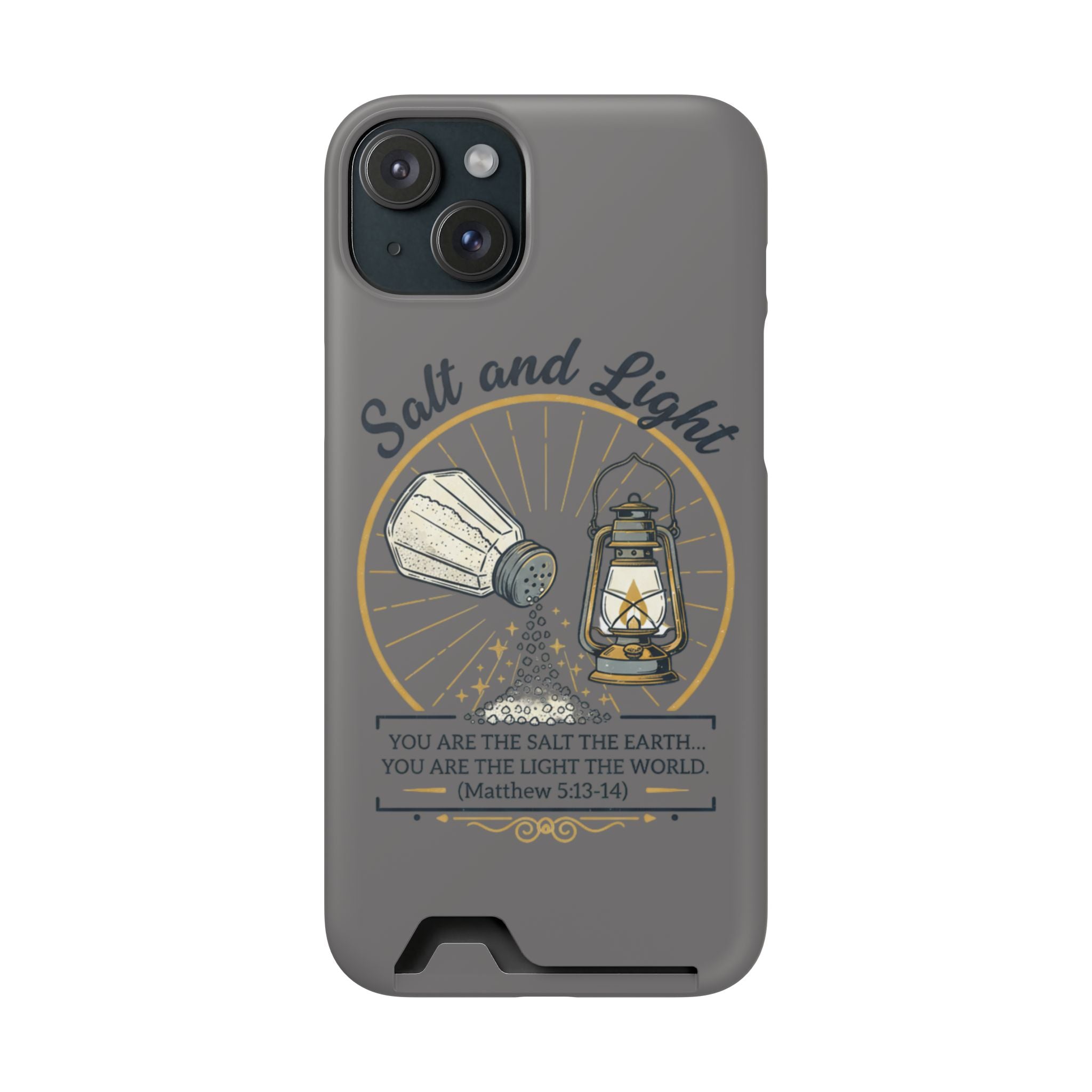 Salt and Light phone case