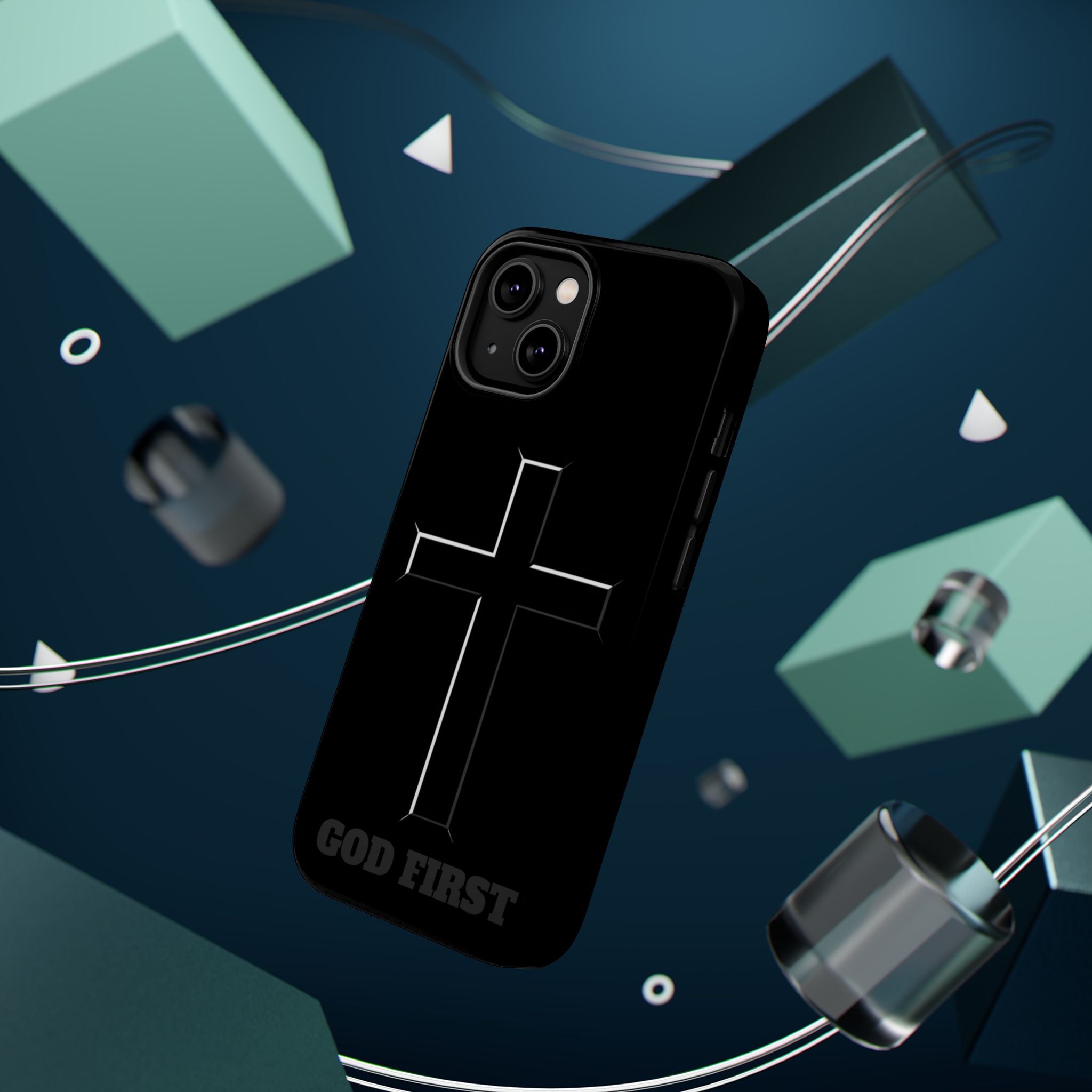 Cross Magnetic Impact-Resistant Cases