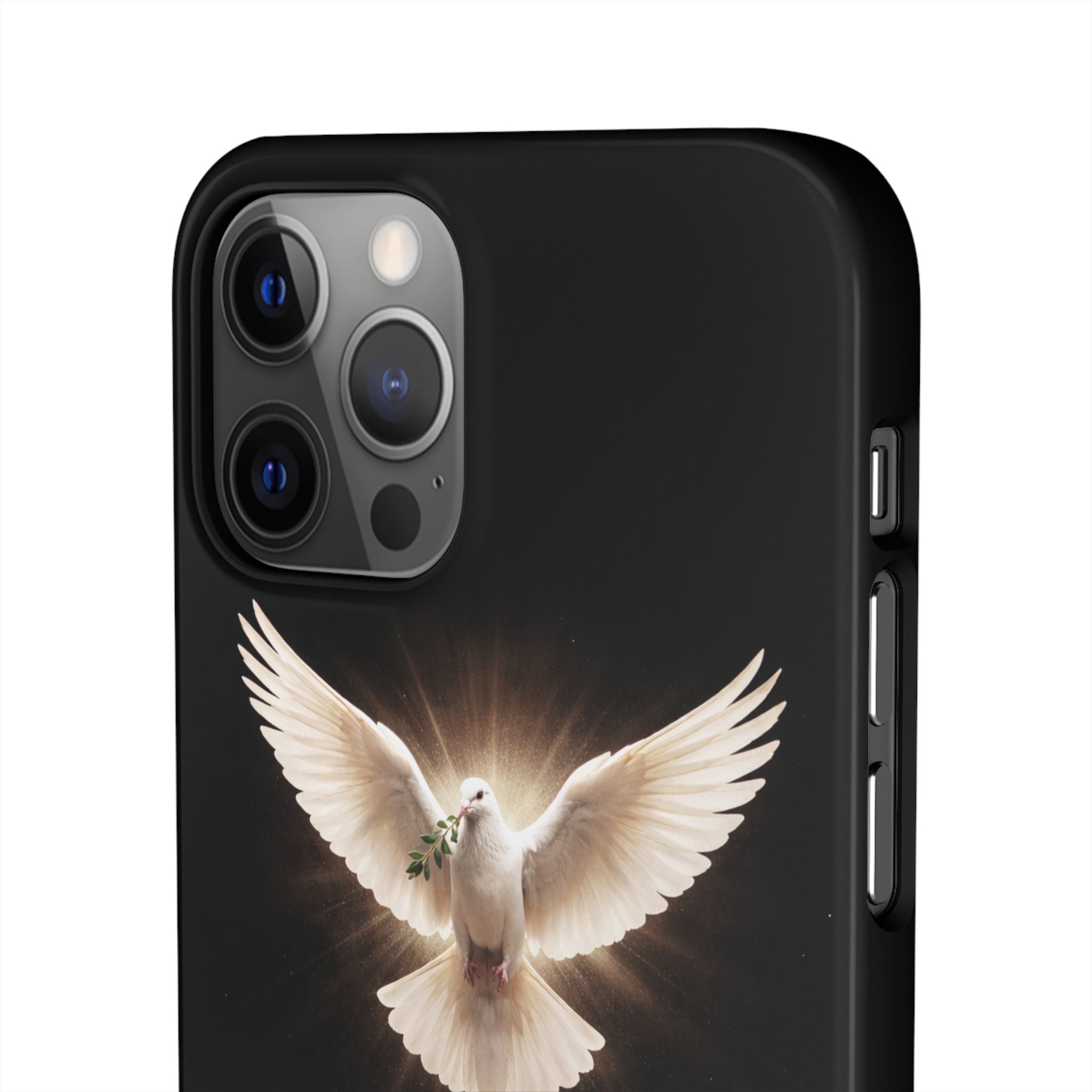 Dove with John 14:27 with Snap Cases