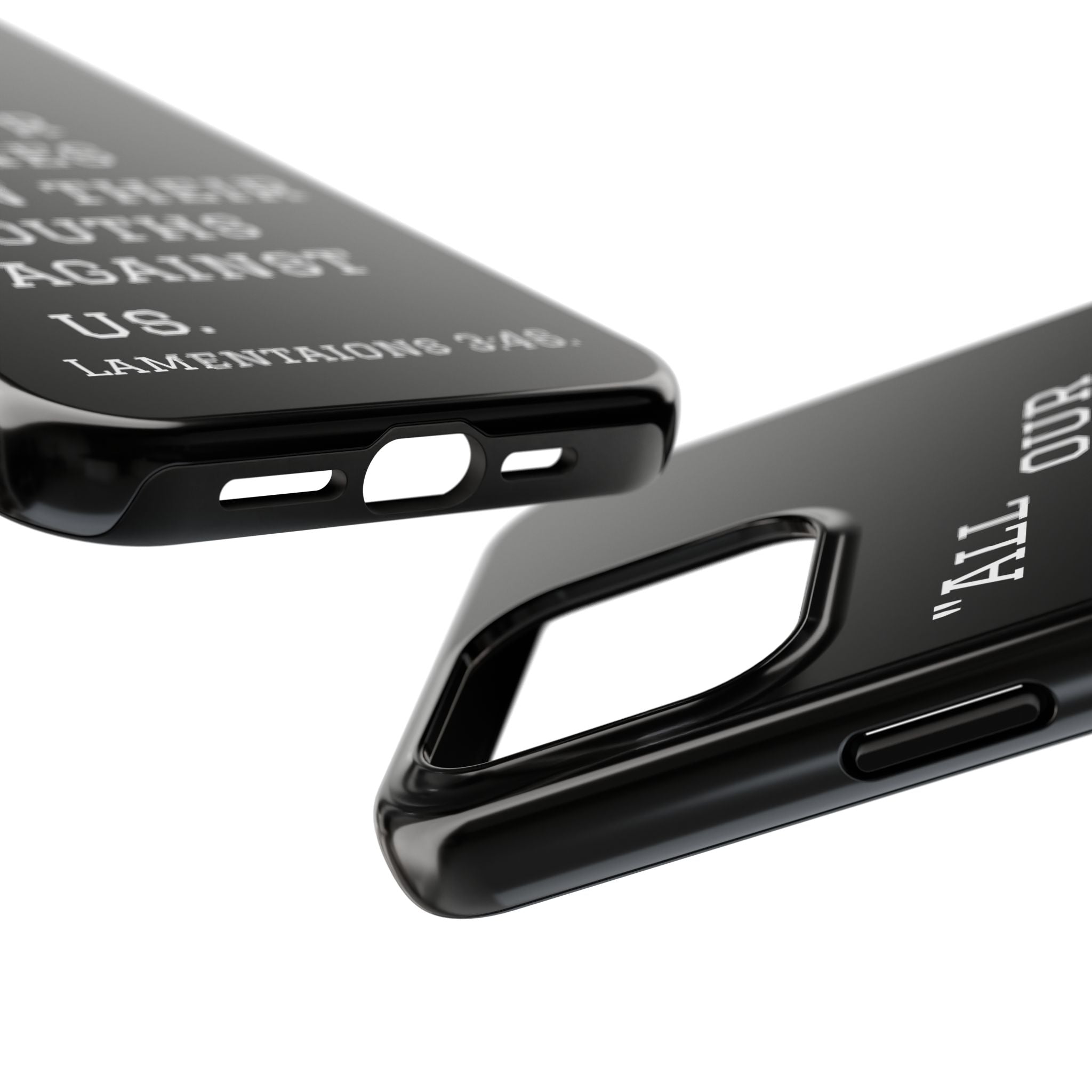Lamentations 3:46 phone case