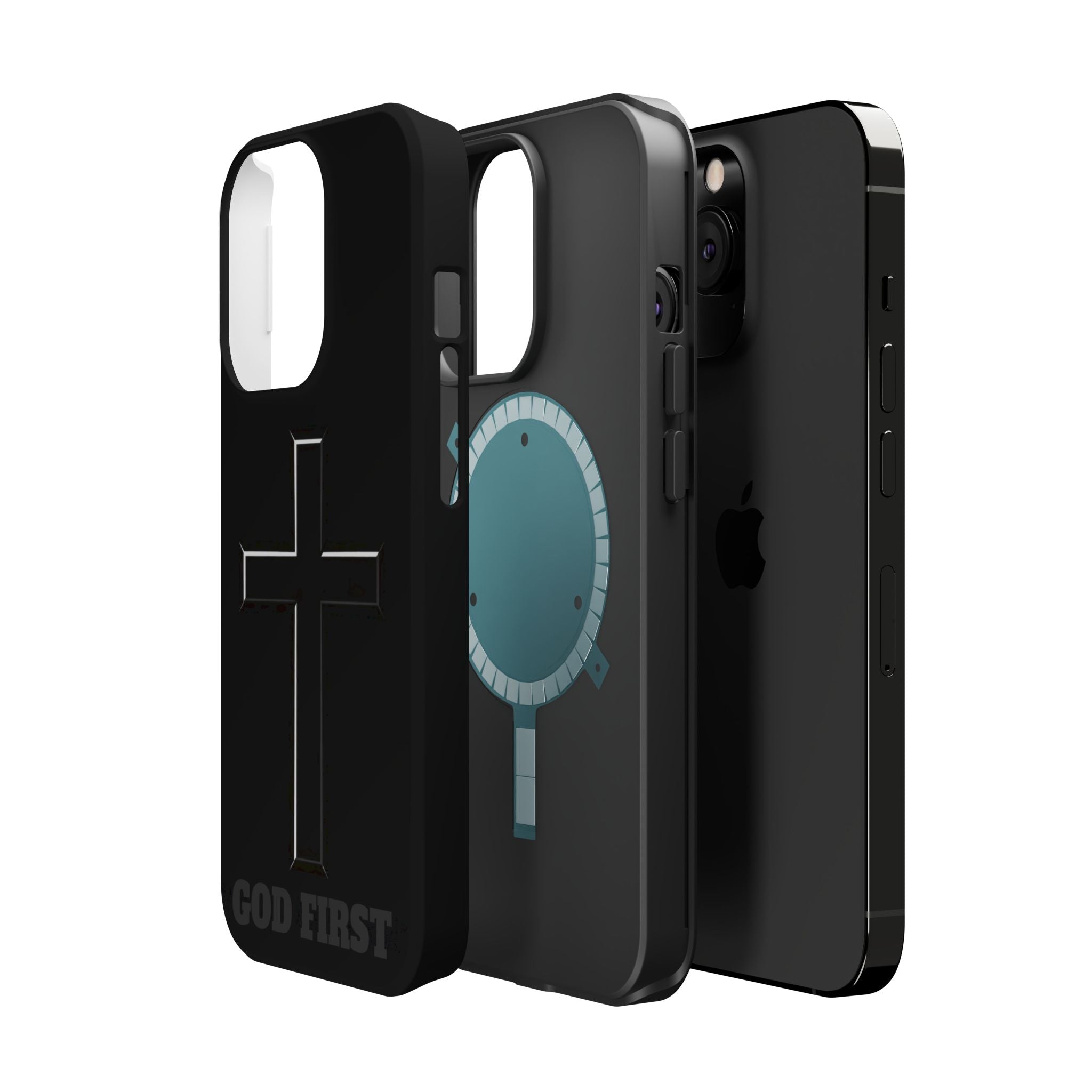 Cross Magnetic Impact-Resistant Cases