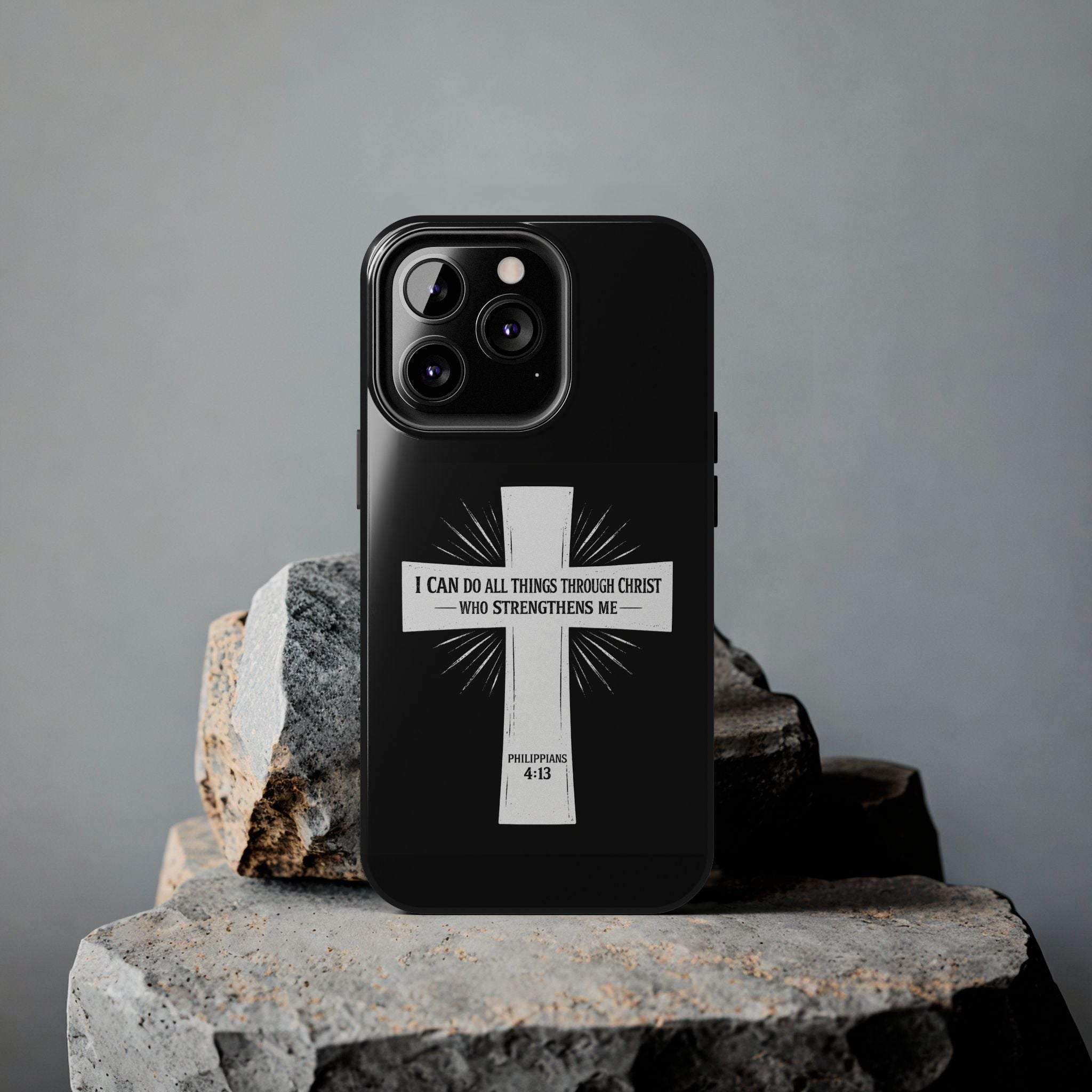 Philippians 4:13 Tough Phone Cases