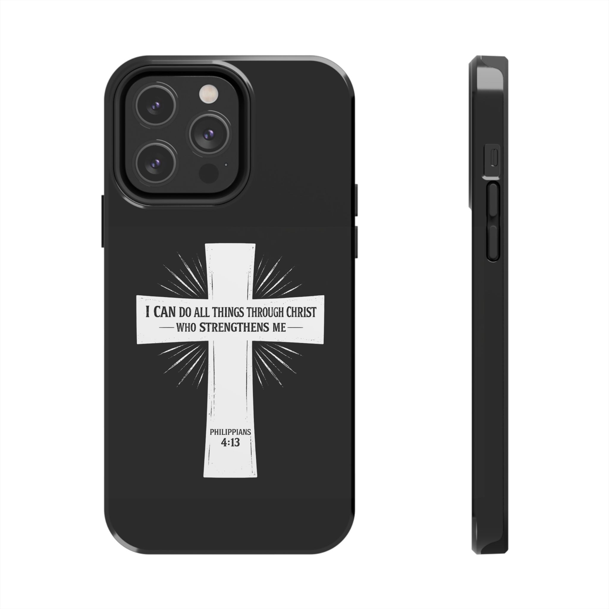 Philippians 4:13 Tough Phone Cases