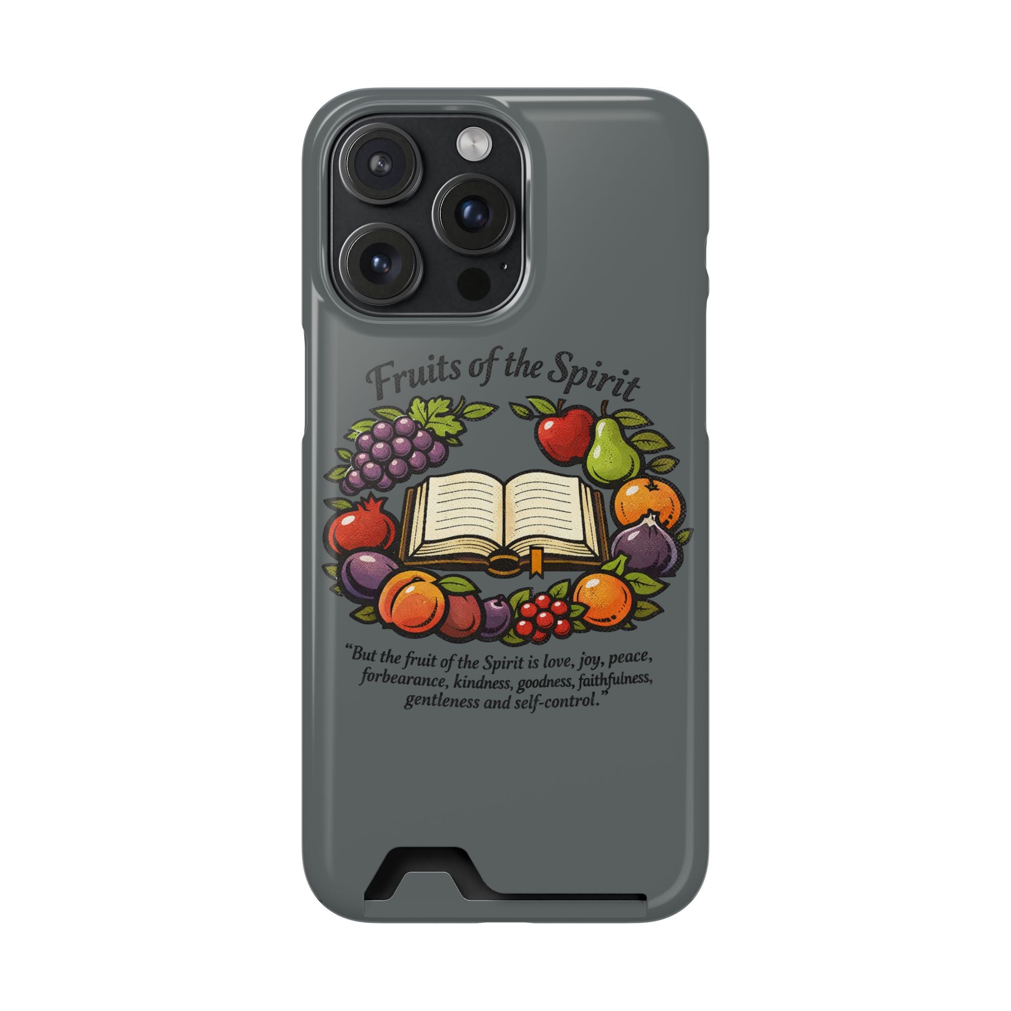 Fruits of the Spirit Phone Case (Card Holder)