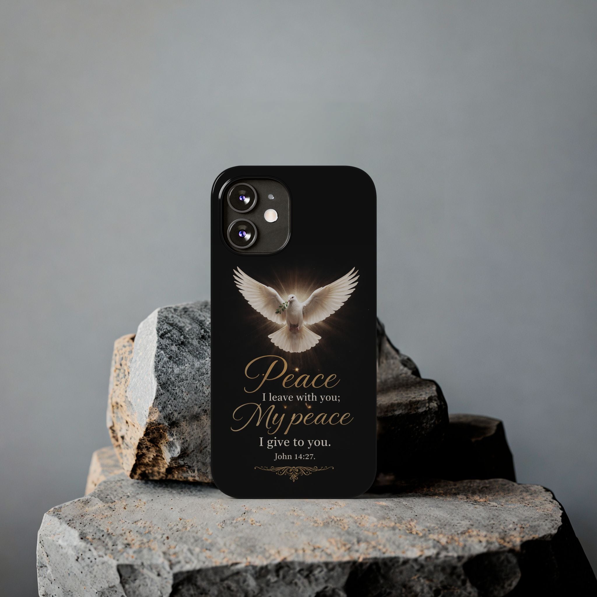 John 14:27 Slim Phone Cases