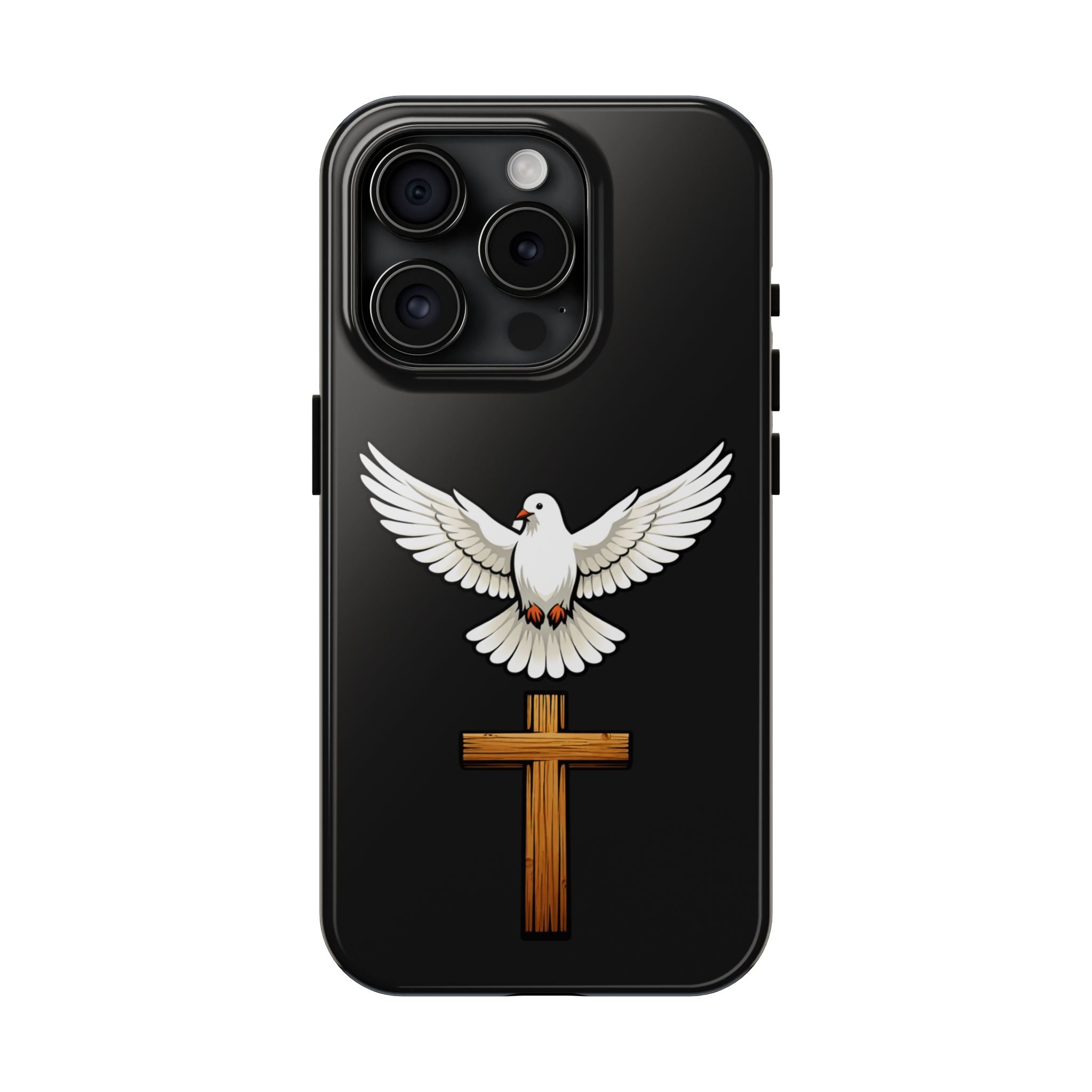 Dove and Cross Tough Phone Cases