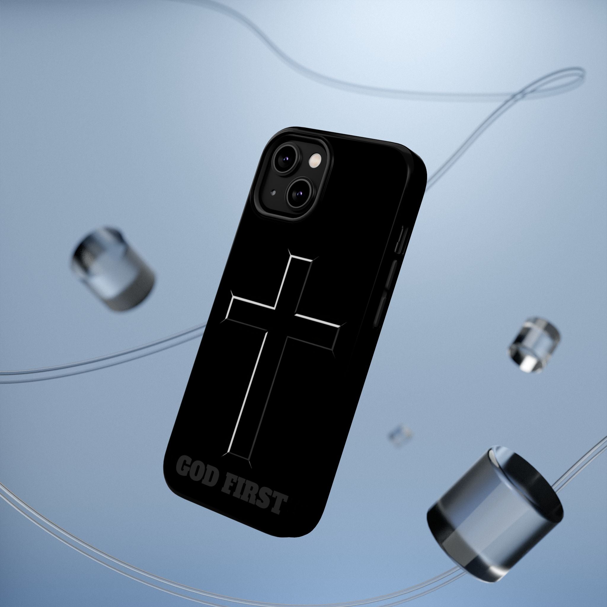 Cross Magnetic Impact-Resistant Cases