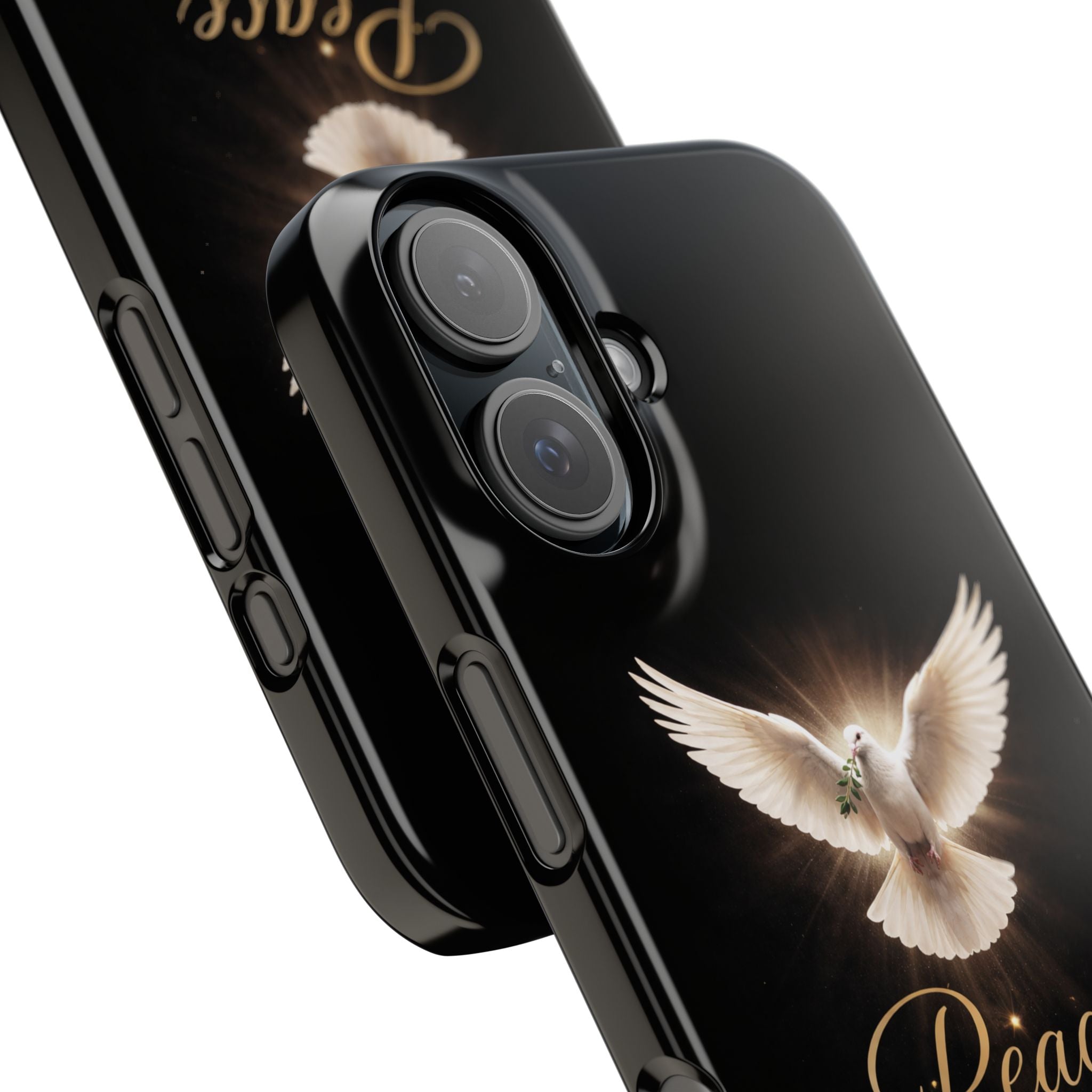 Dove with John 14:27 with Snap Cases
