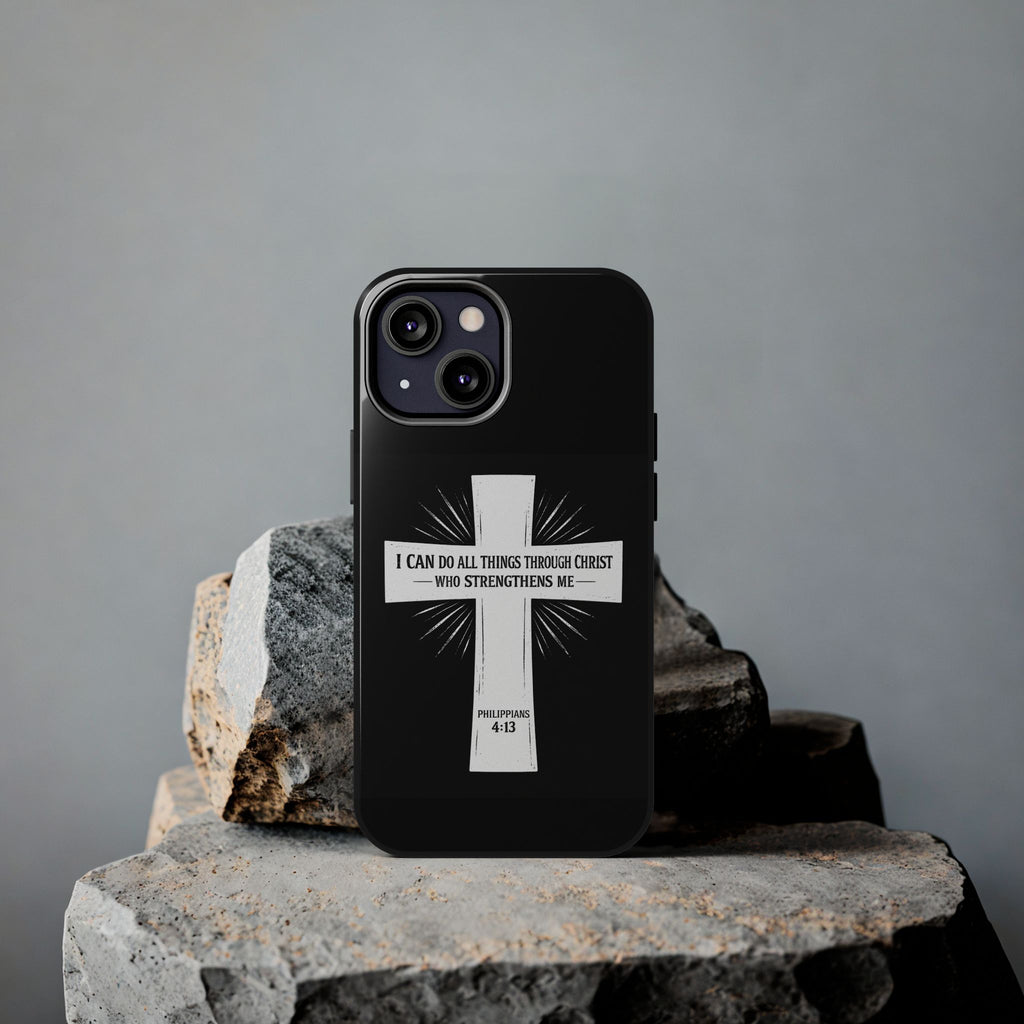 Philippians 4:13 Tough Phone Cases