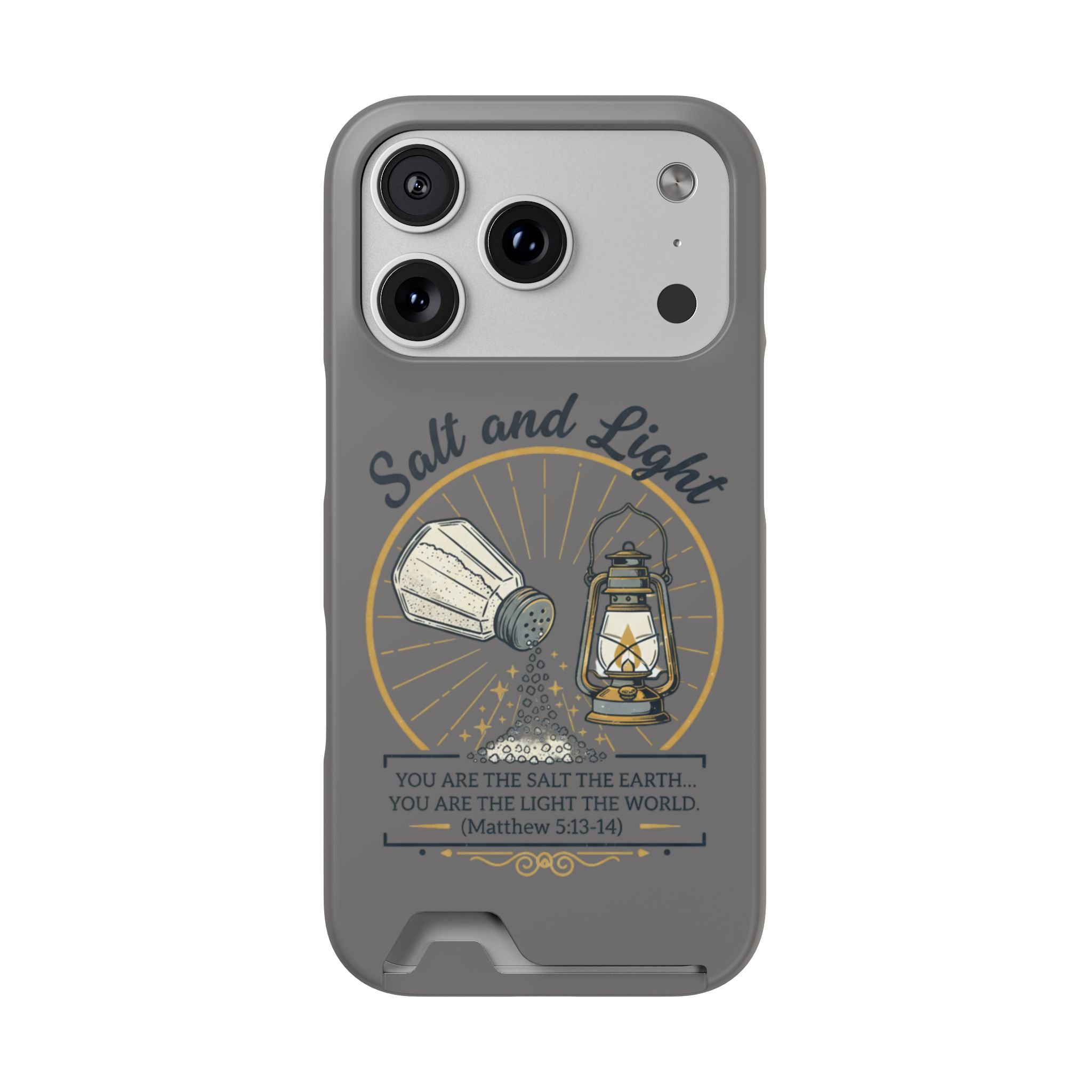 Salt and Light phone case