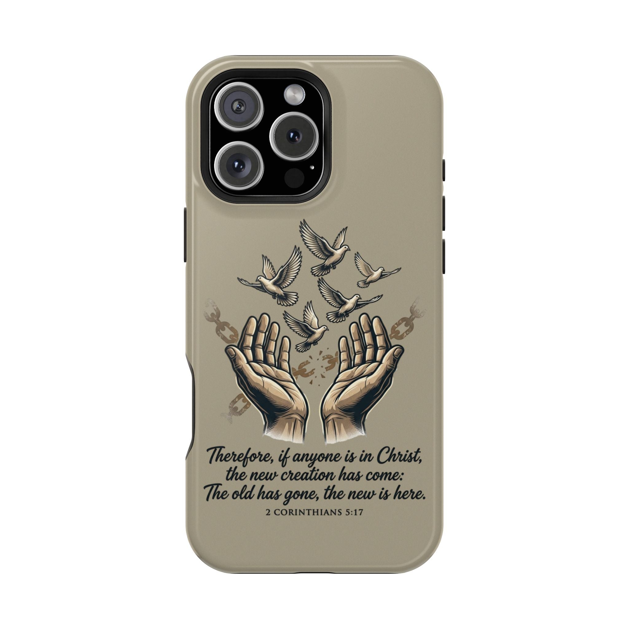 2 Corinthians 5:17 Magnetic Impact-Resistant Cases