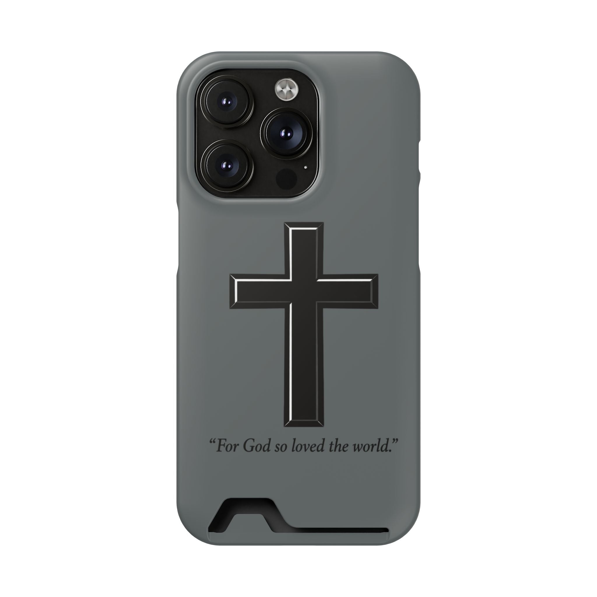 John 3:16 Phone Case (Card Holder)
