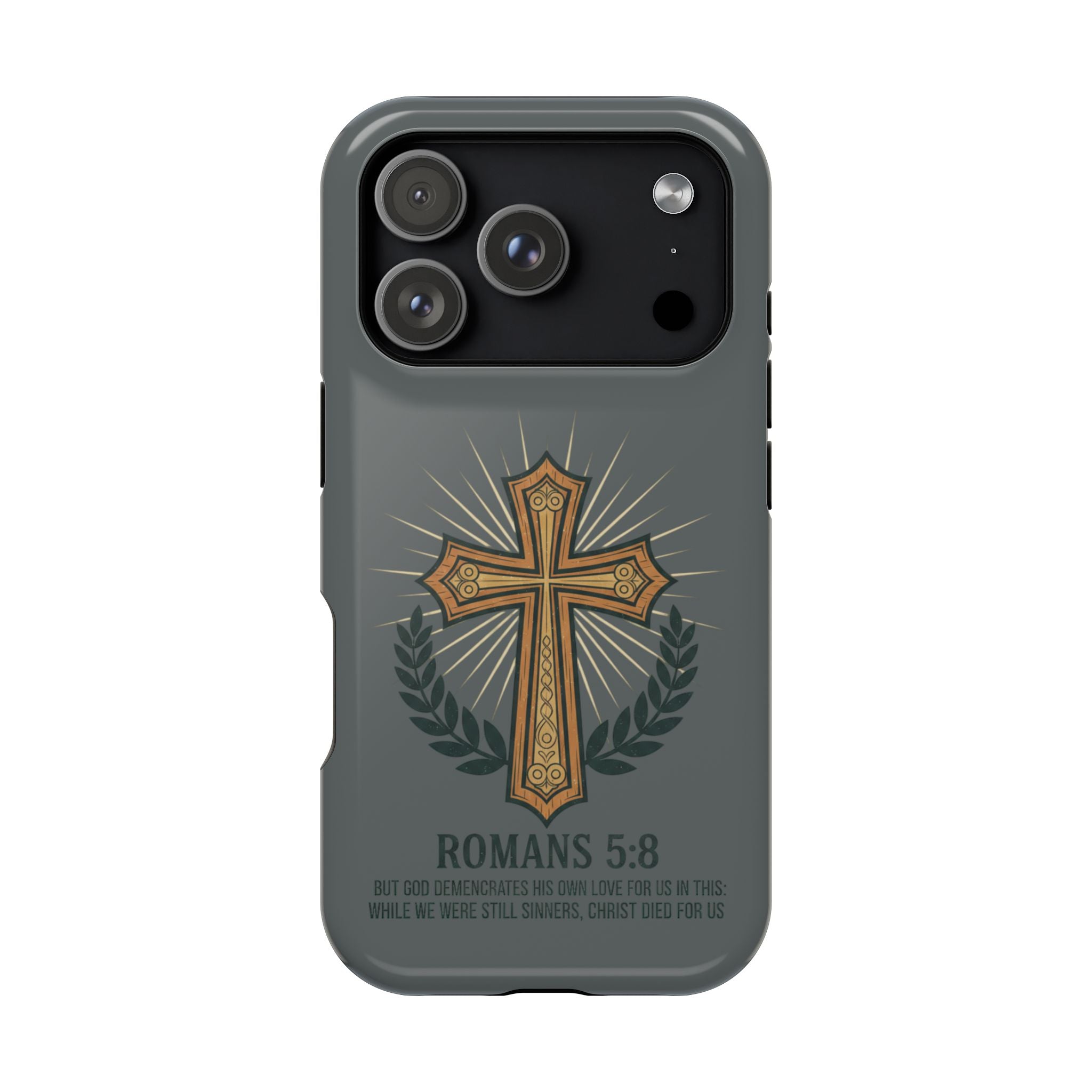 Romans 5:8 Magnetic Impact-Resistant Cases