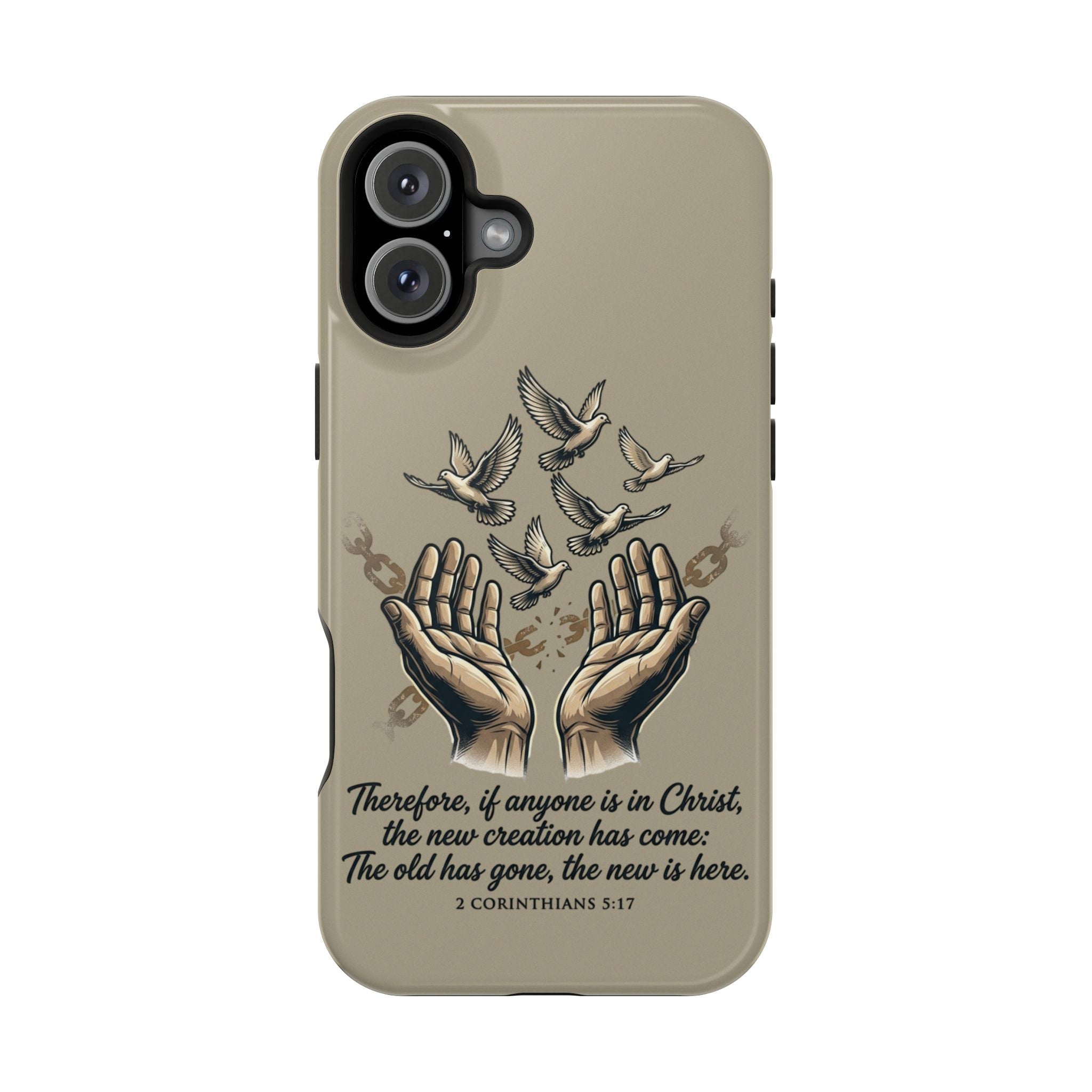 2 Corinthians 5:17 Magnetic Impact-Resistant Cases