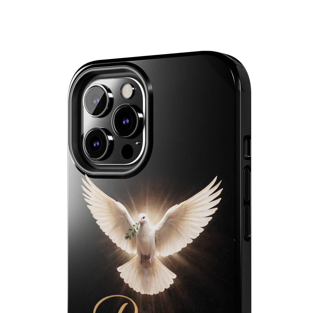 Dove with John 14:27 Tough Phone Cases