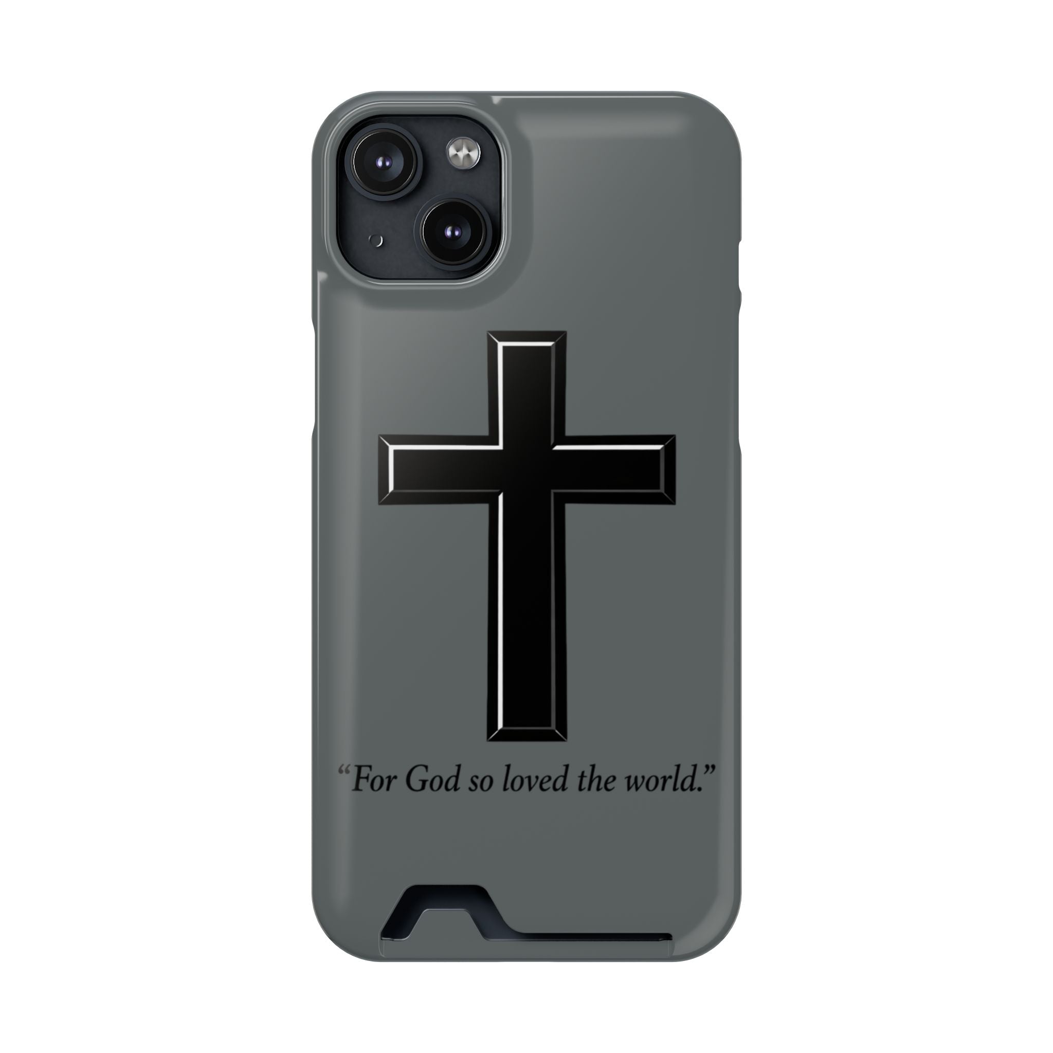 John 3:16 Phone Case (Card Holder)
