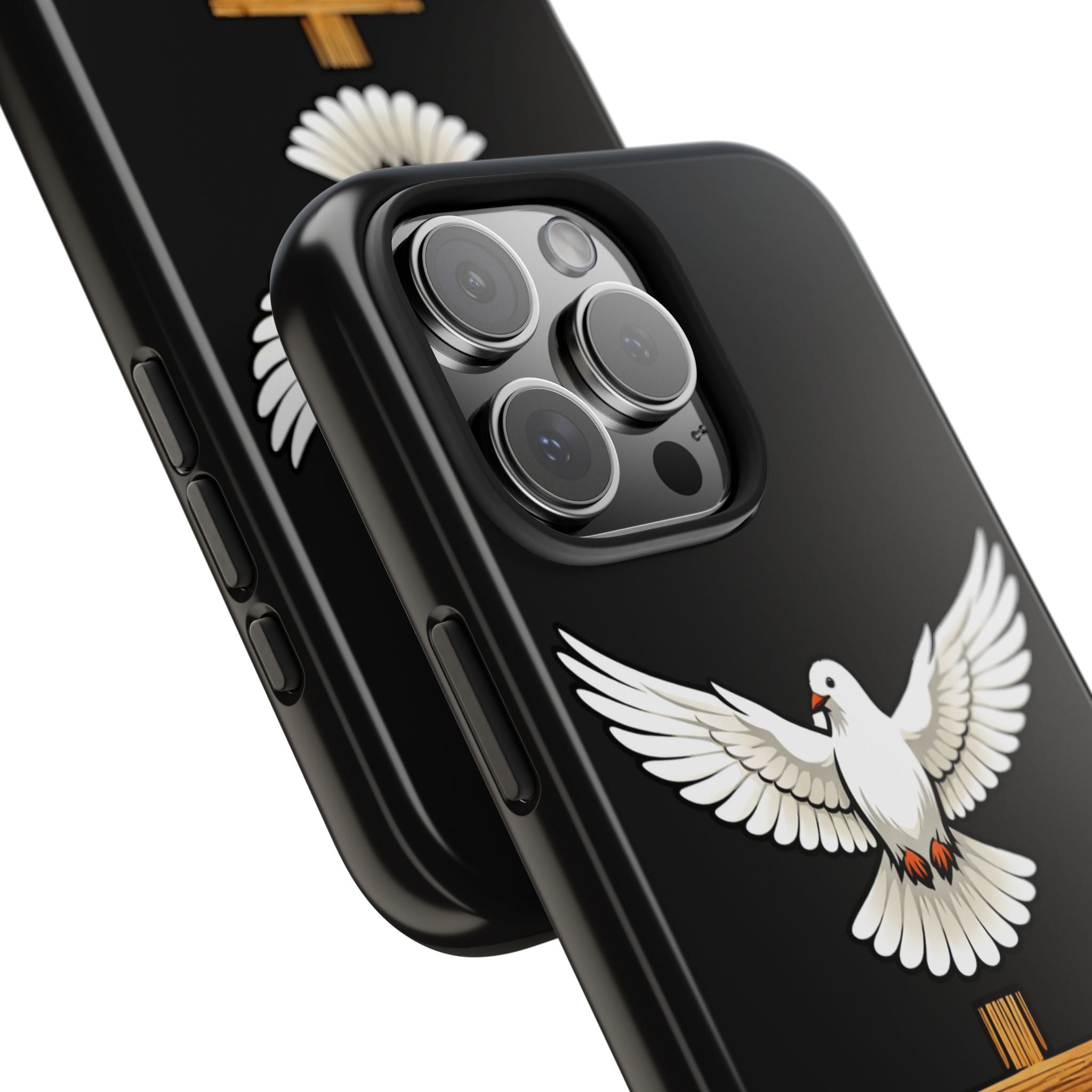 Dove and Cross Tough Phone Cases