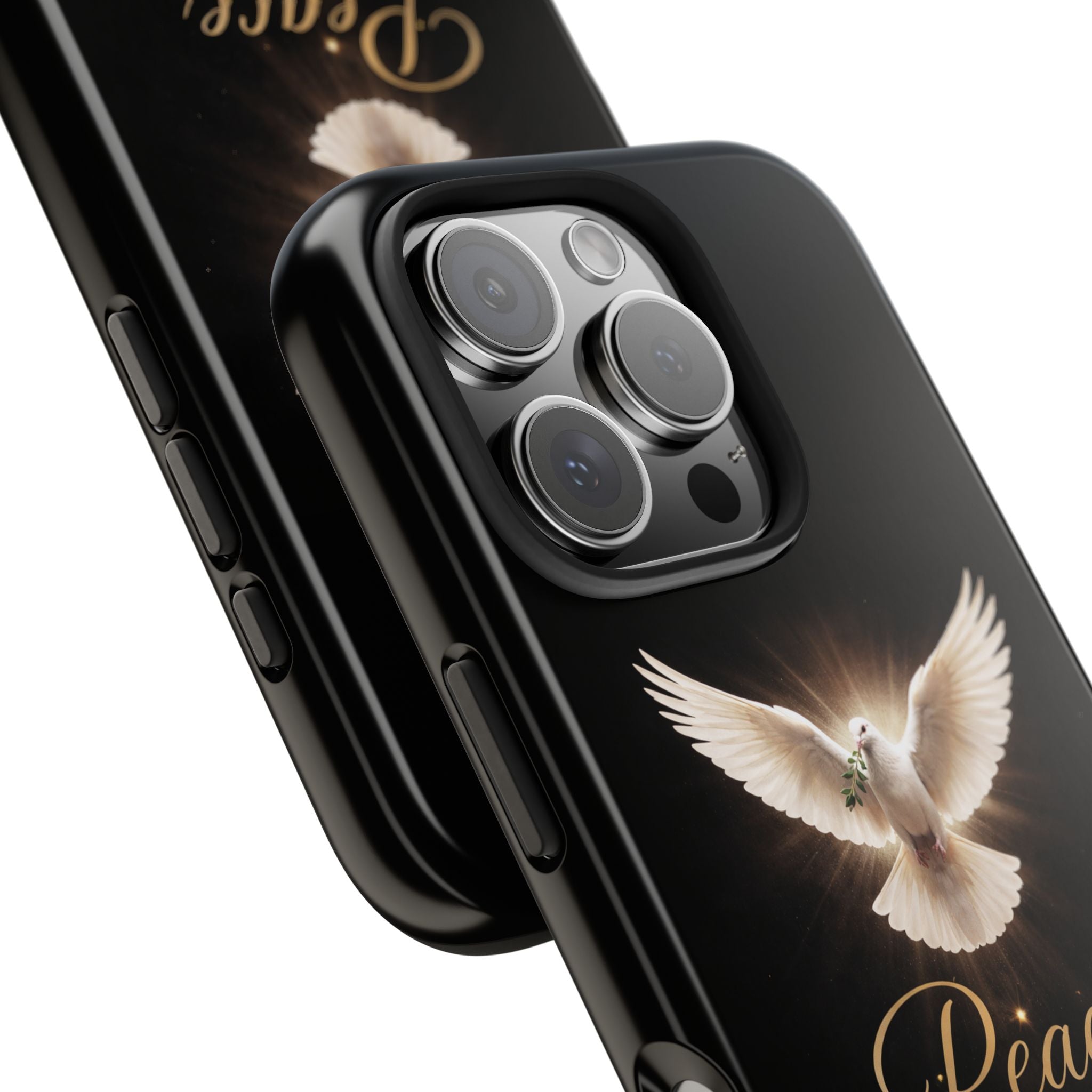 Dove with John 14:27 Tough Phone Cases