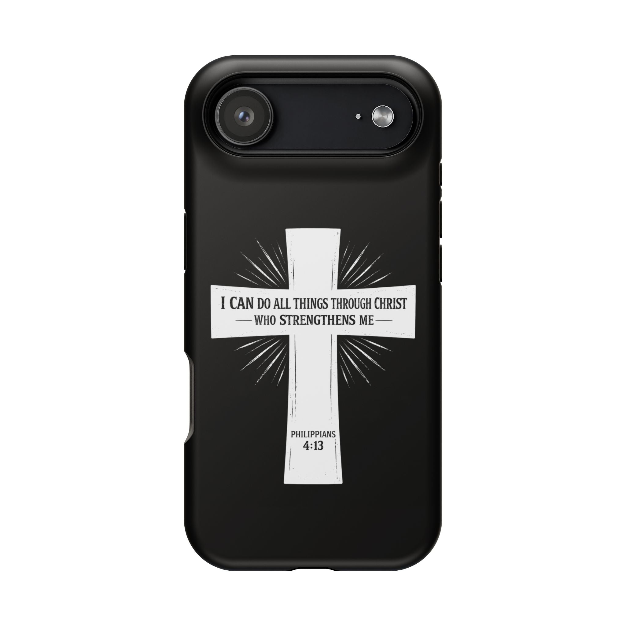 Philippians 4:13 Magnetic Impact-Resistant Cases