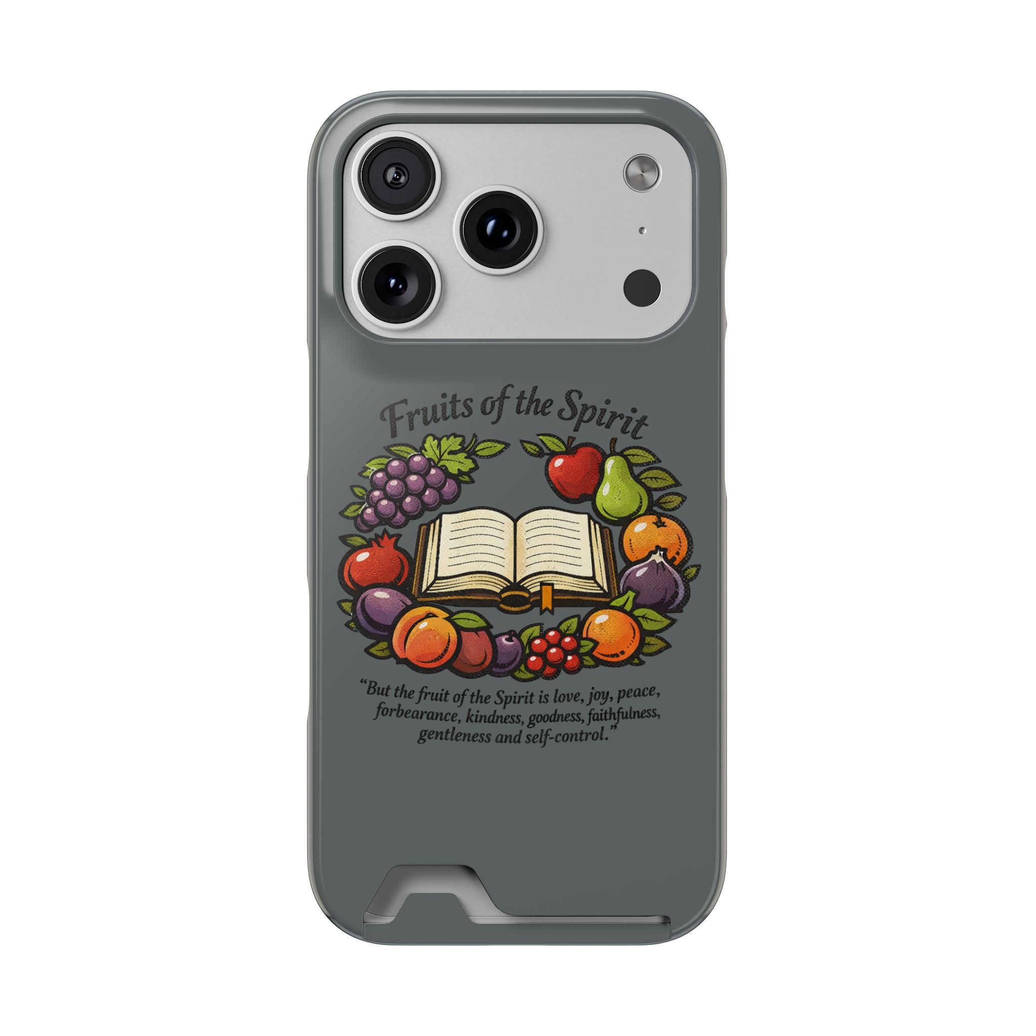 Fruits of the Spirit Phone Case (Card Holder)