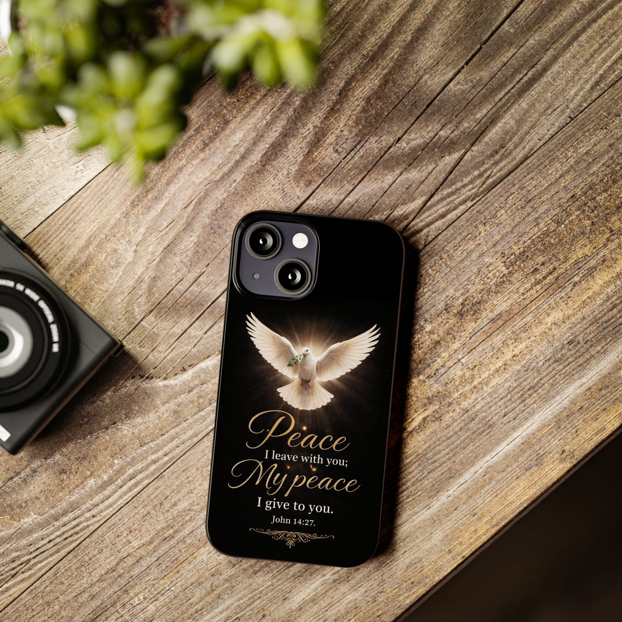 John 14:27 Slim Phone Cases