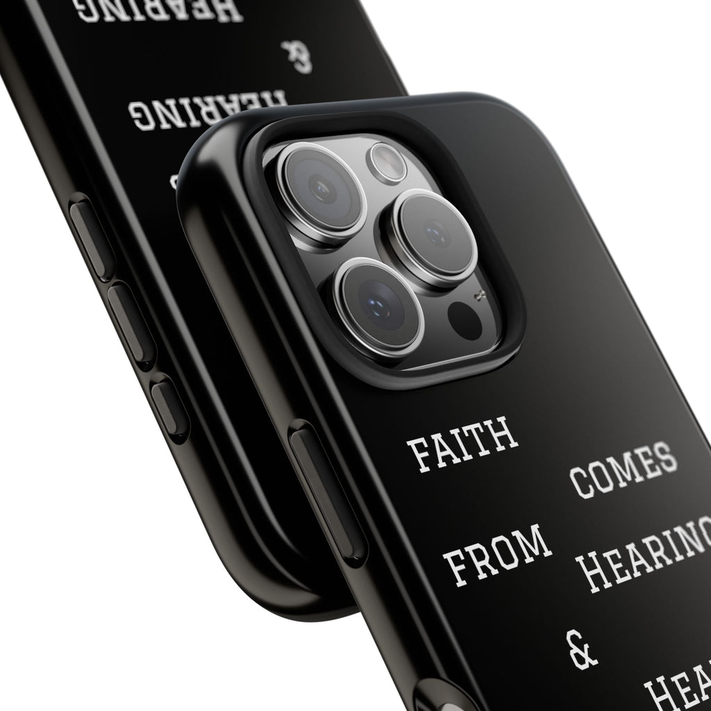 Romans 10:17 phone case