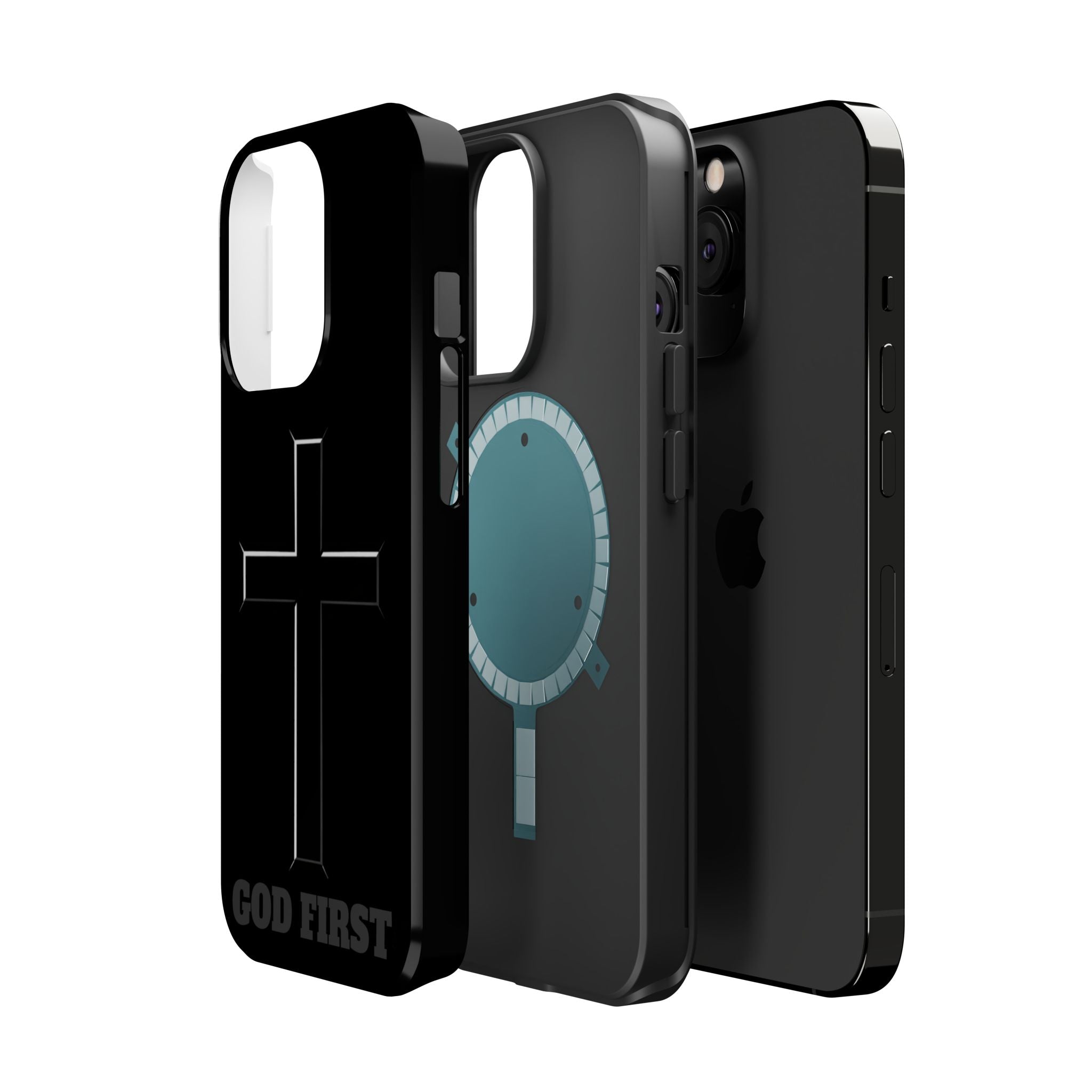 Cross Magnetic Impact-Resistant Cases