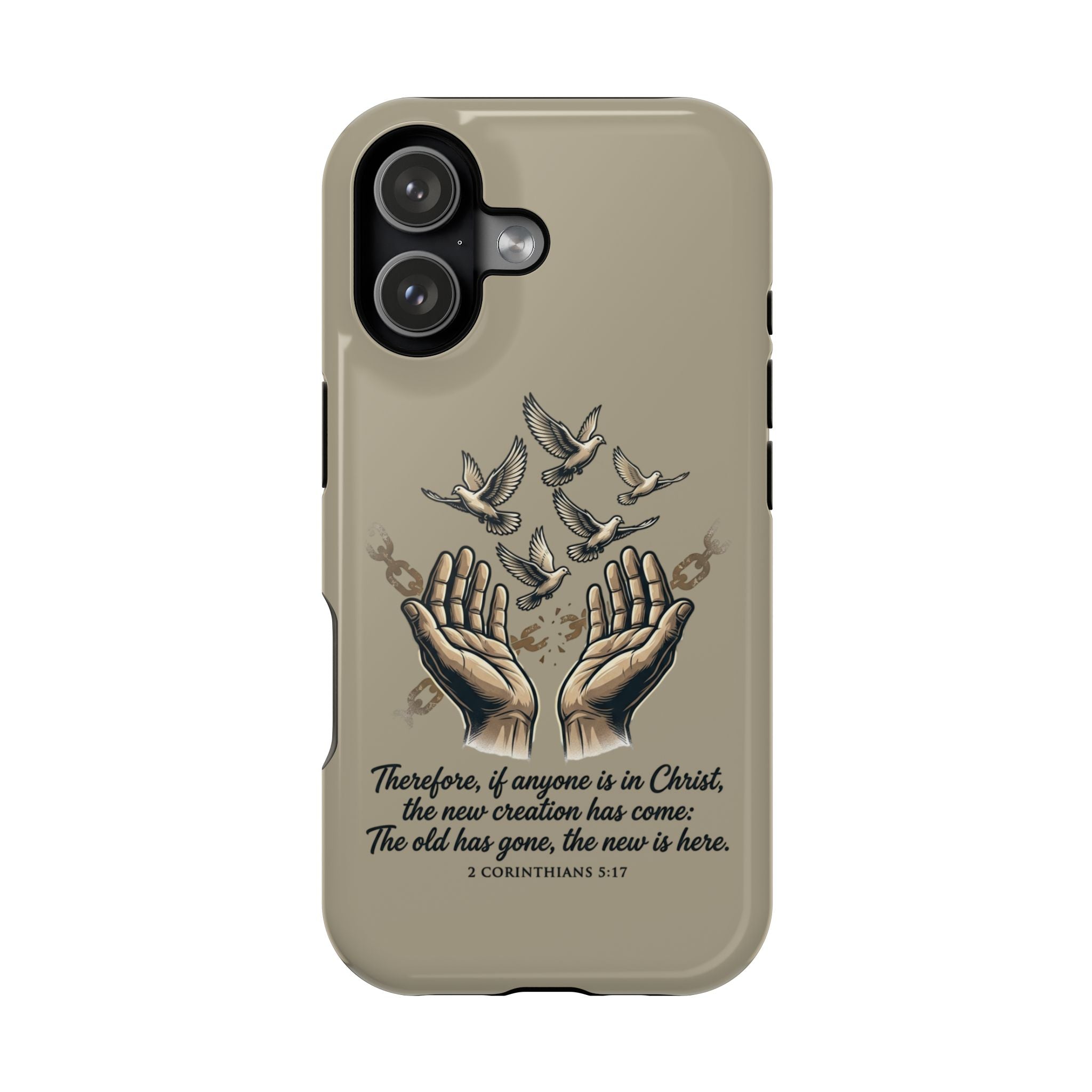 2 Corinthians 5:17 Magnetic Impact-Resistant Cases