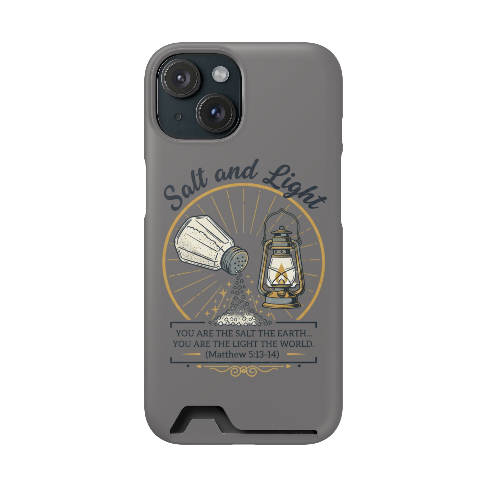 Salt and Light phone case