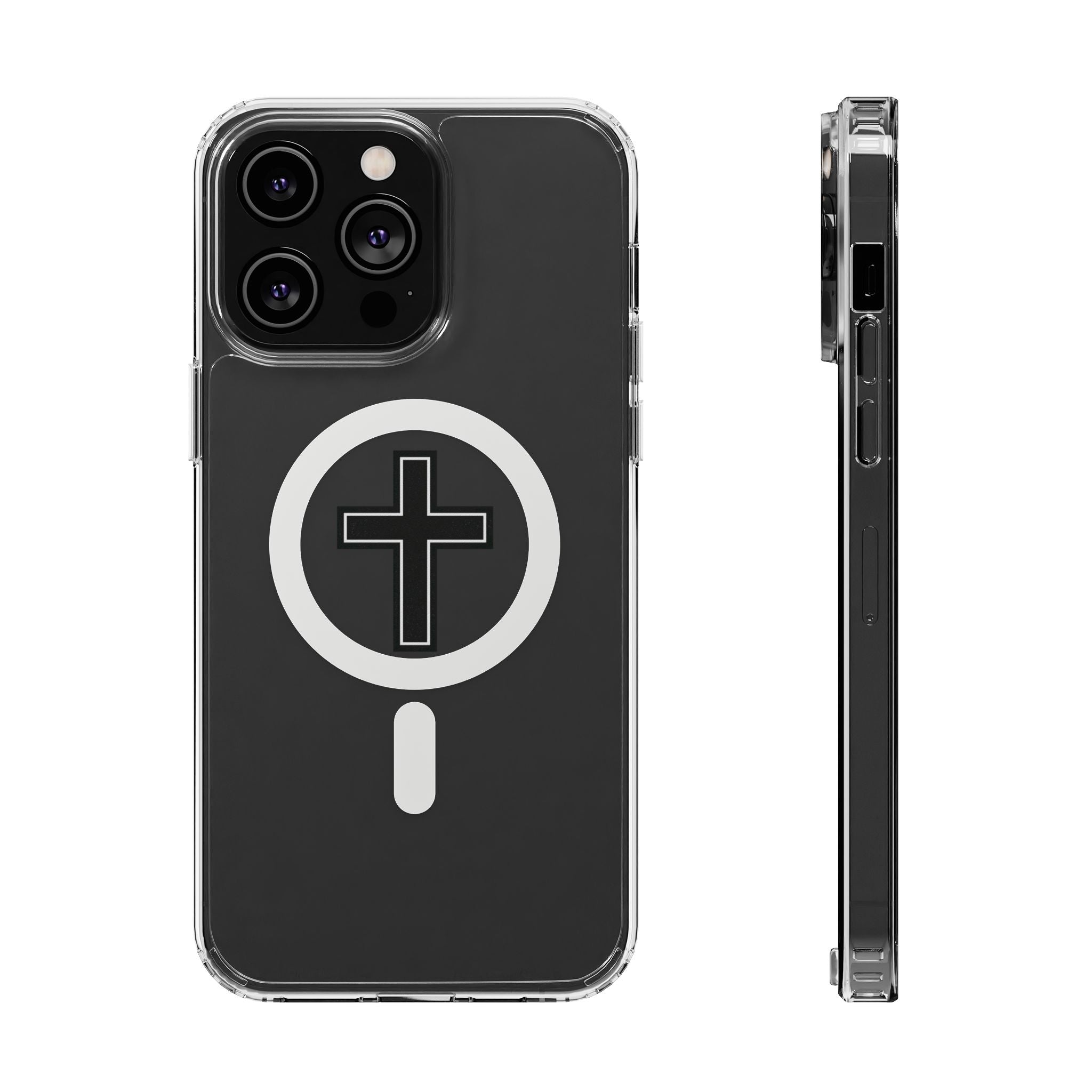 Cross Magnetic Clear Impact-Resistant Cases