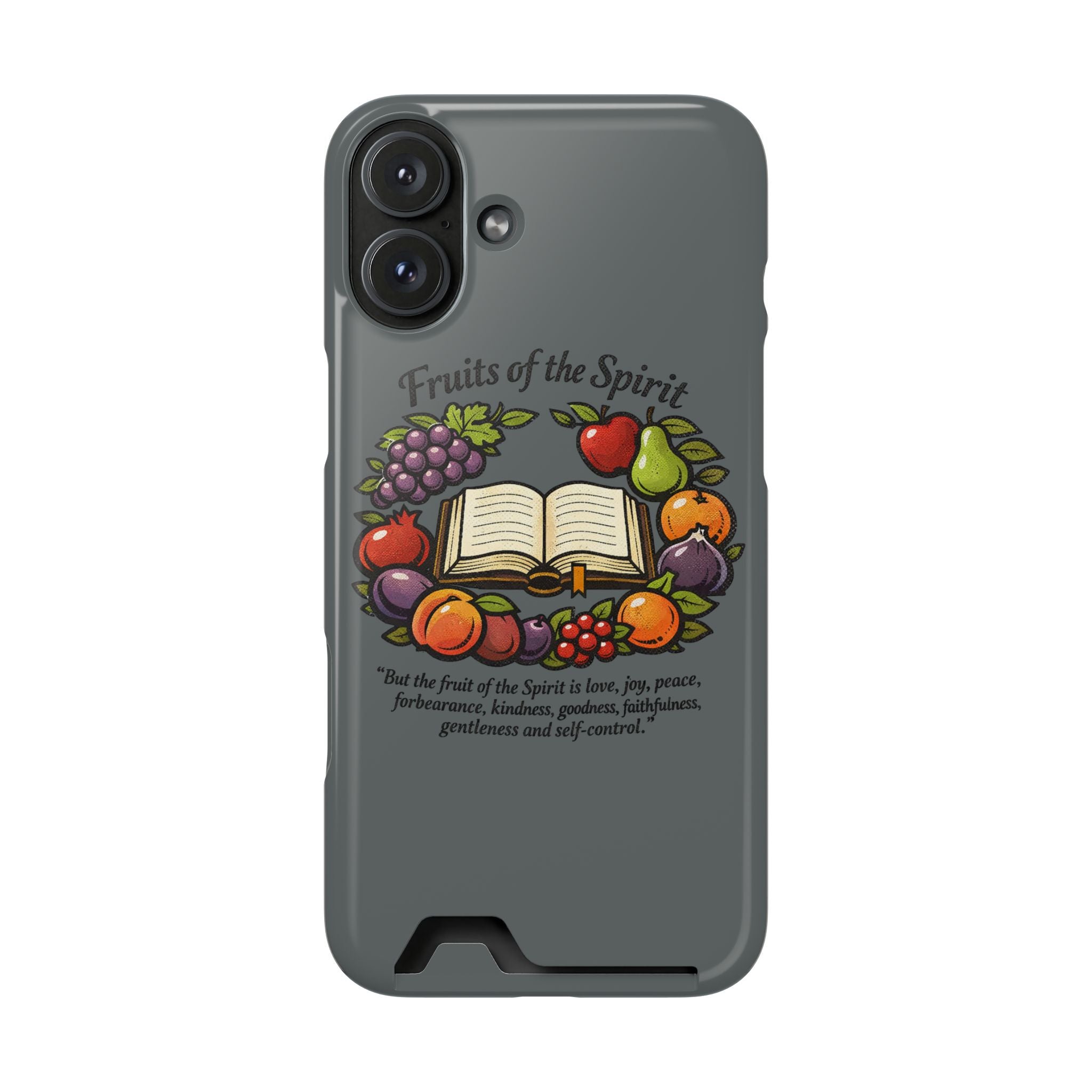 Fruits of the Spirit Phone Case (Card Holder)