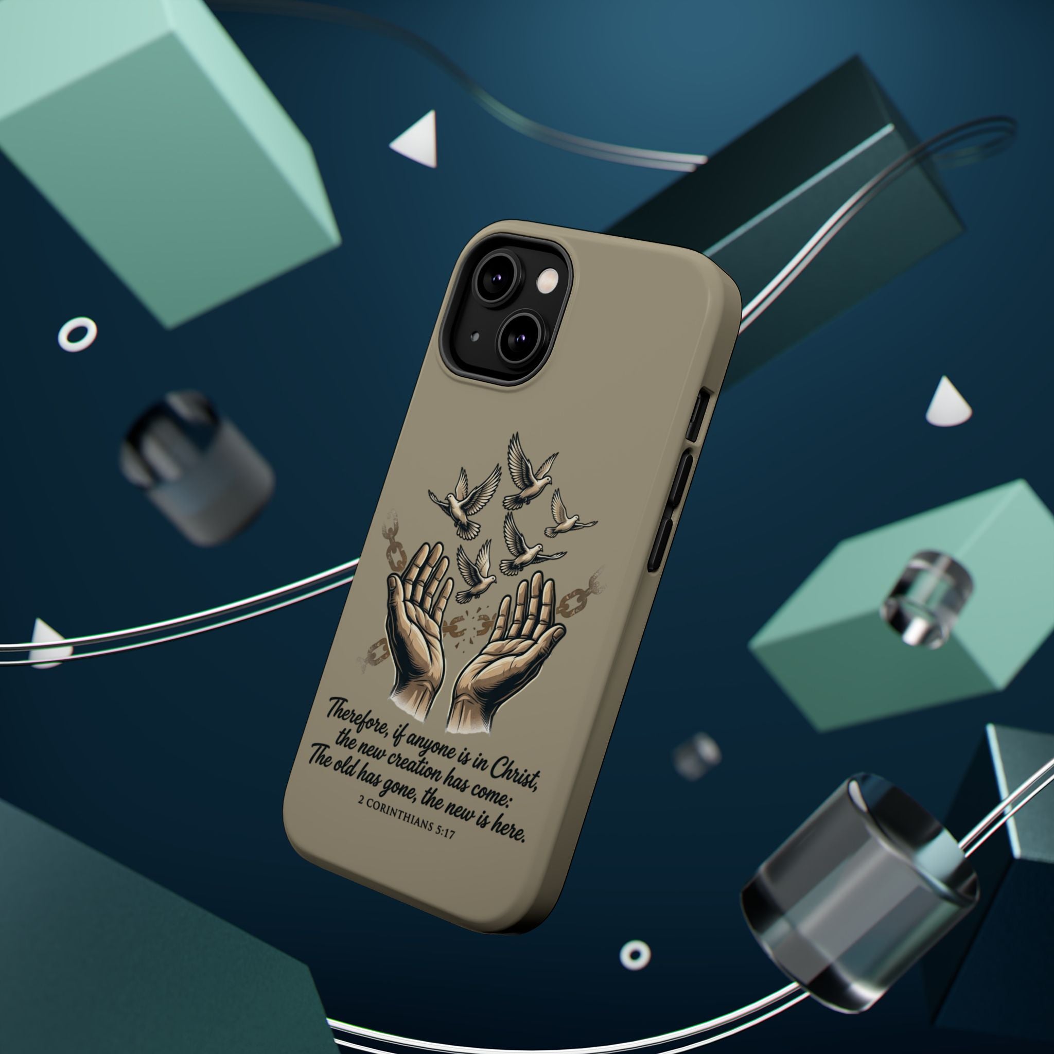2 Corinthians 5:17 Magnetic Impact-Resistant Cases