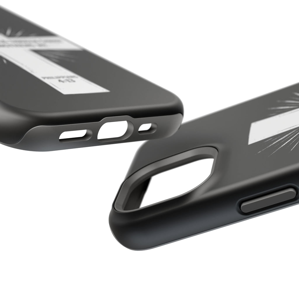 Philippians 4:13 Magnetic Impact-Resistant Cases