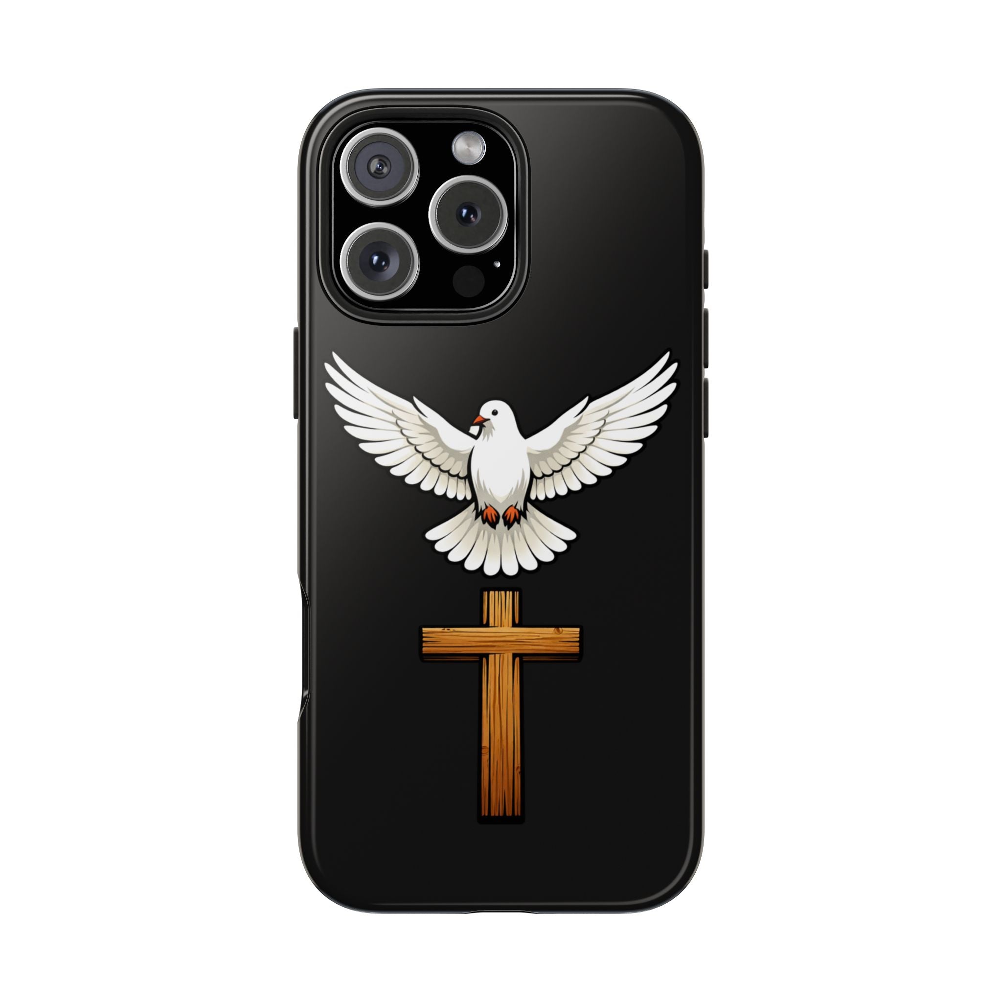 Dove and Cross Tough Phone Cases