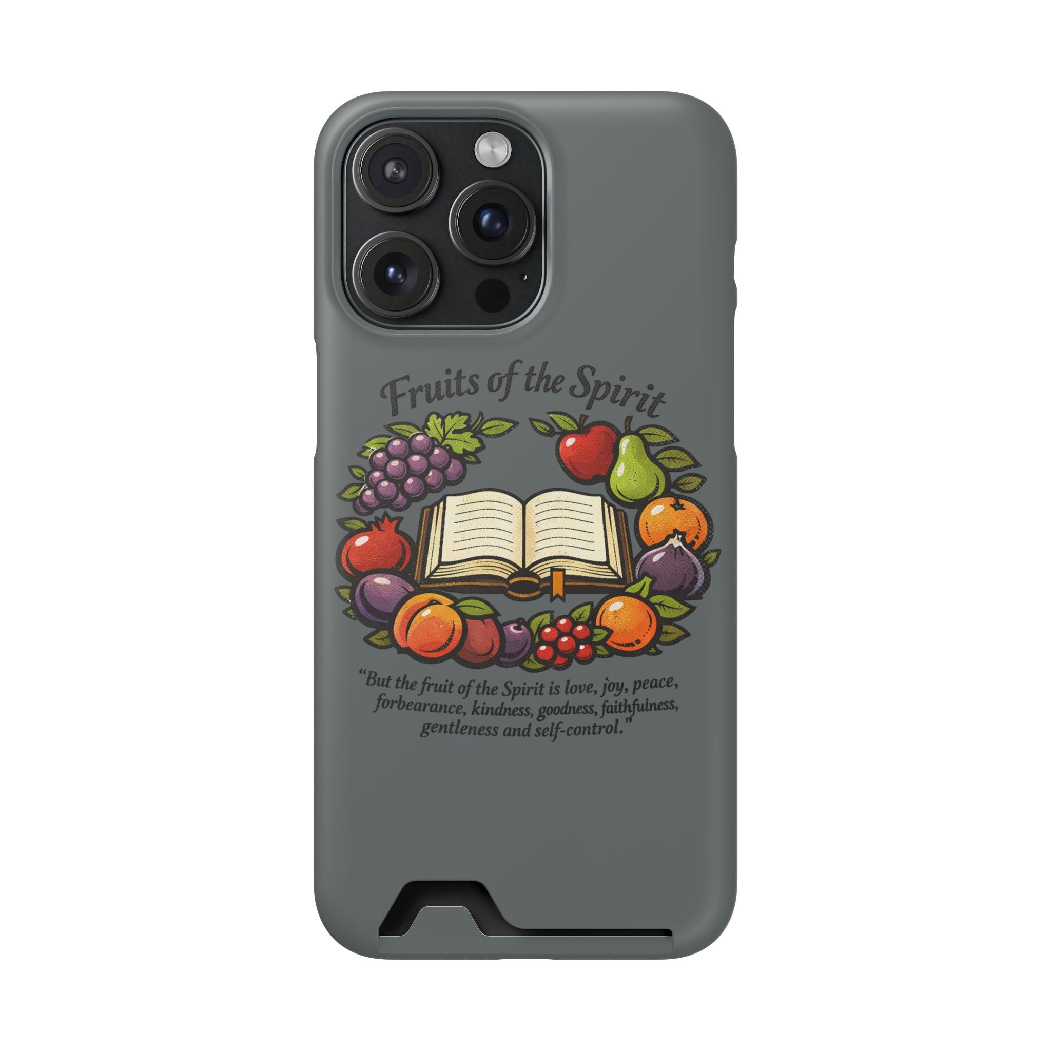 Fruits of the Spirit Phone Case (Card Holder)