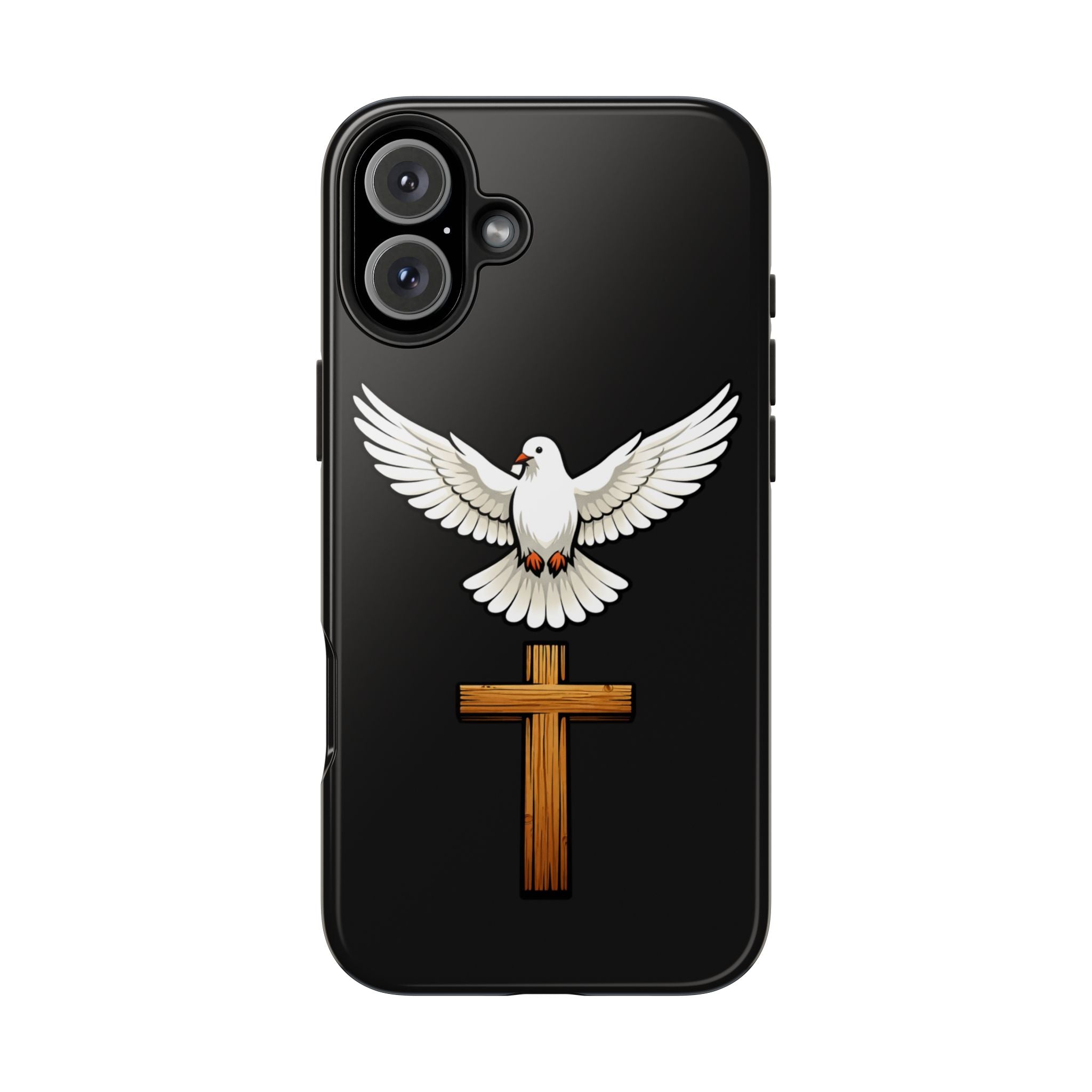 Dove and Cross Tough Phone Cases
