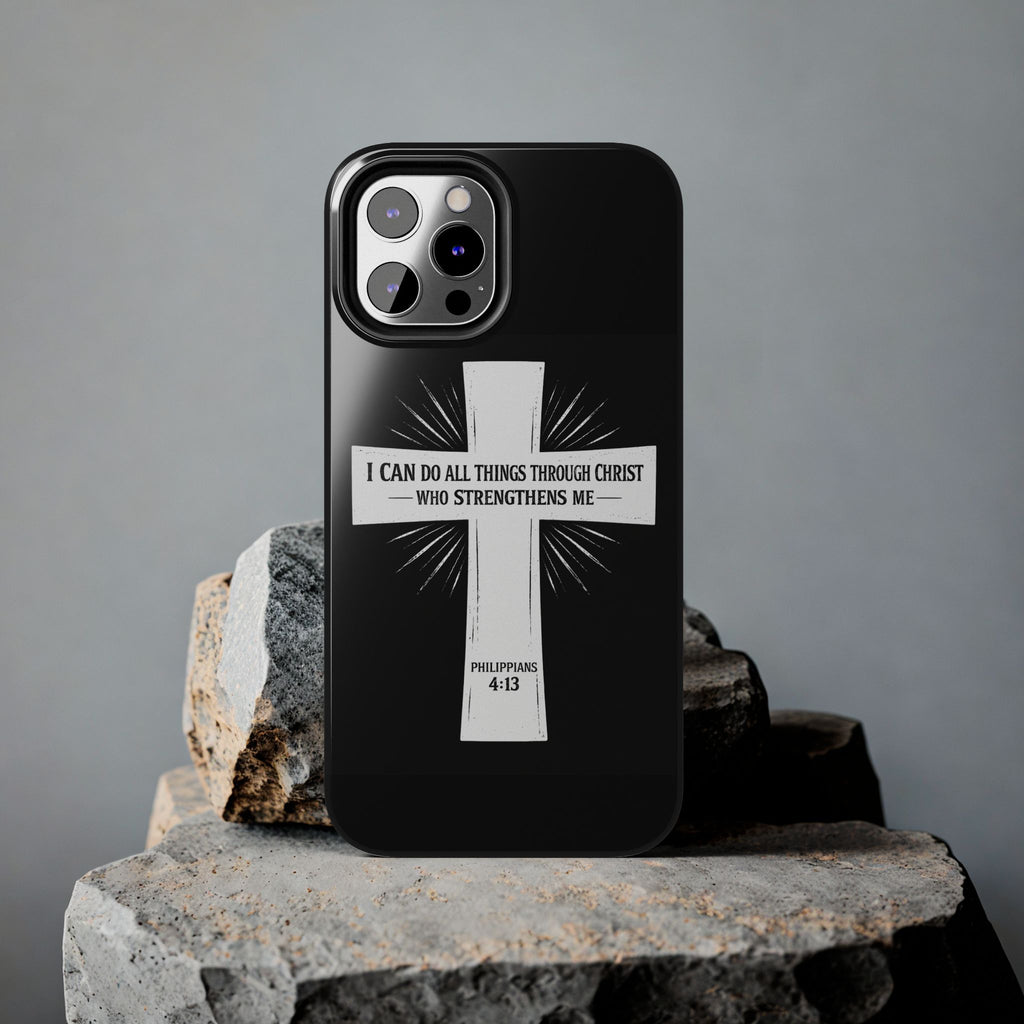 Philippians 4:13 Tough Phone Cases