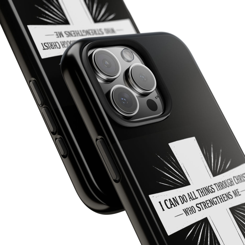 Philippians 4:13 Tough Phone Cases