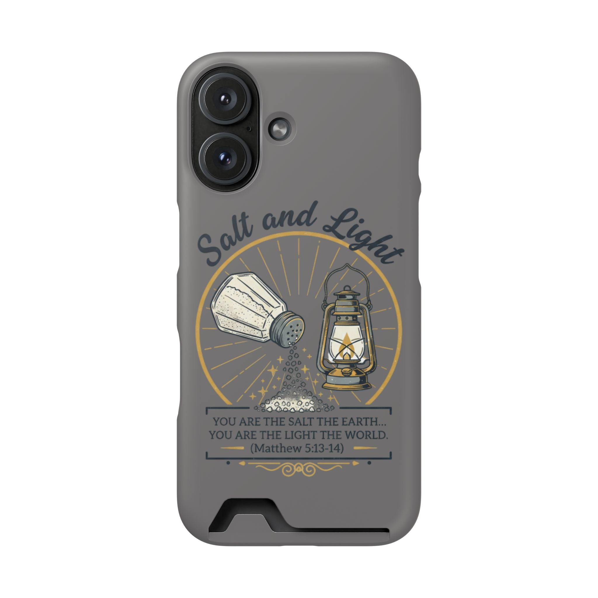 Salt and Light phone case