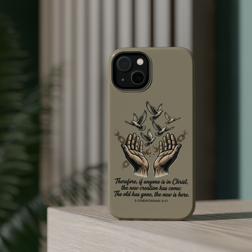 2 Corinthians 5:17 Magnetic Impact-Resistant Cases