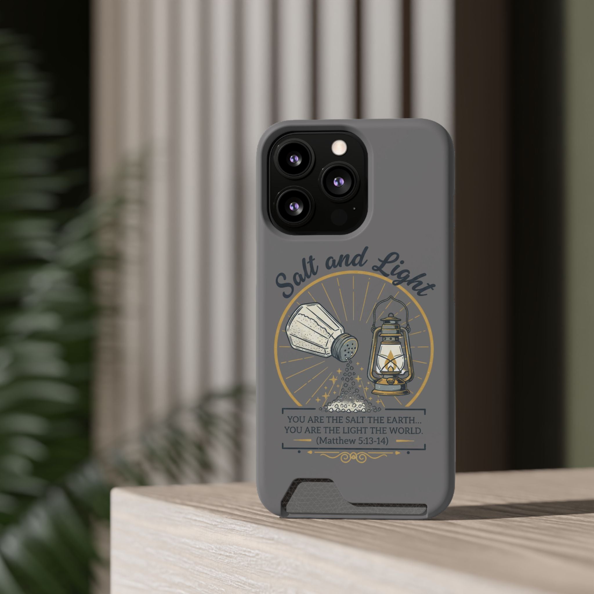 Salt and Light phone case